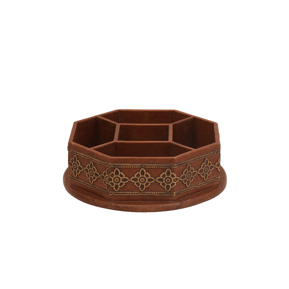 Wooden Diamond-Shaped Desk Organizer Desk Organizer