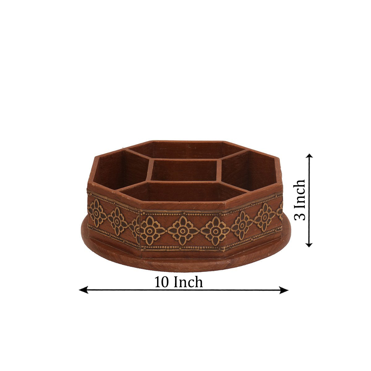 Wooden Diamond-Shaped Desk Organizer Desk Organizer