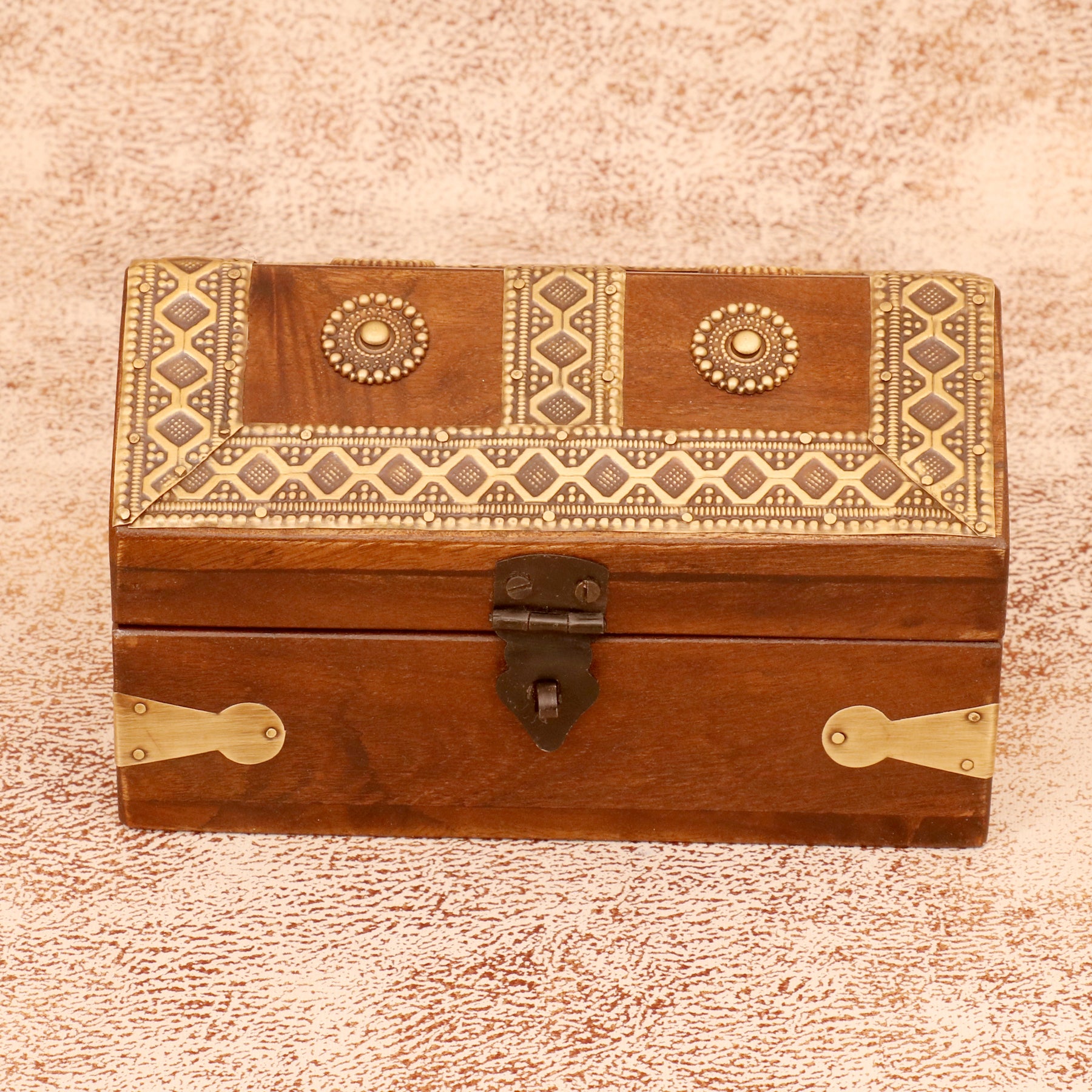 Wooden Rustic Hut Shaped Boxes Small (7.5 x 4.5 x 4.5 Inch) Wooden Box