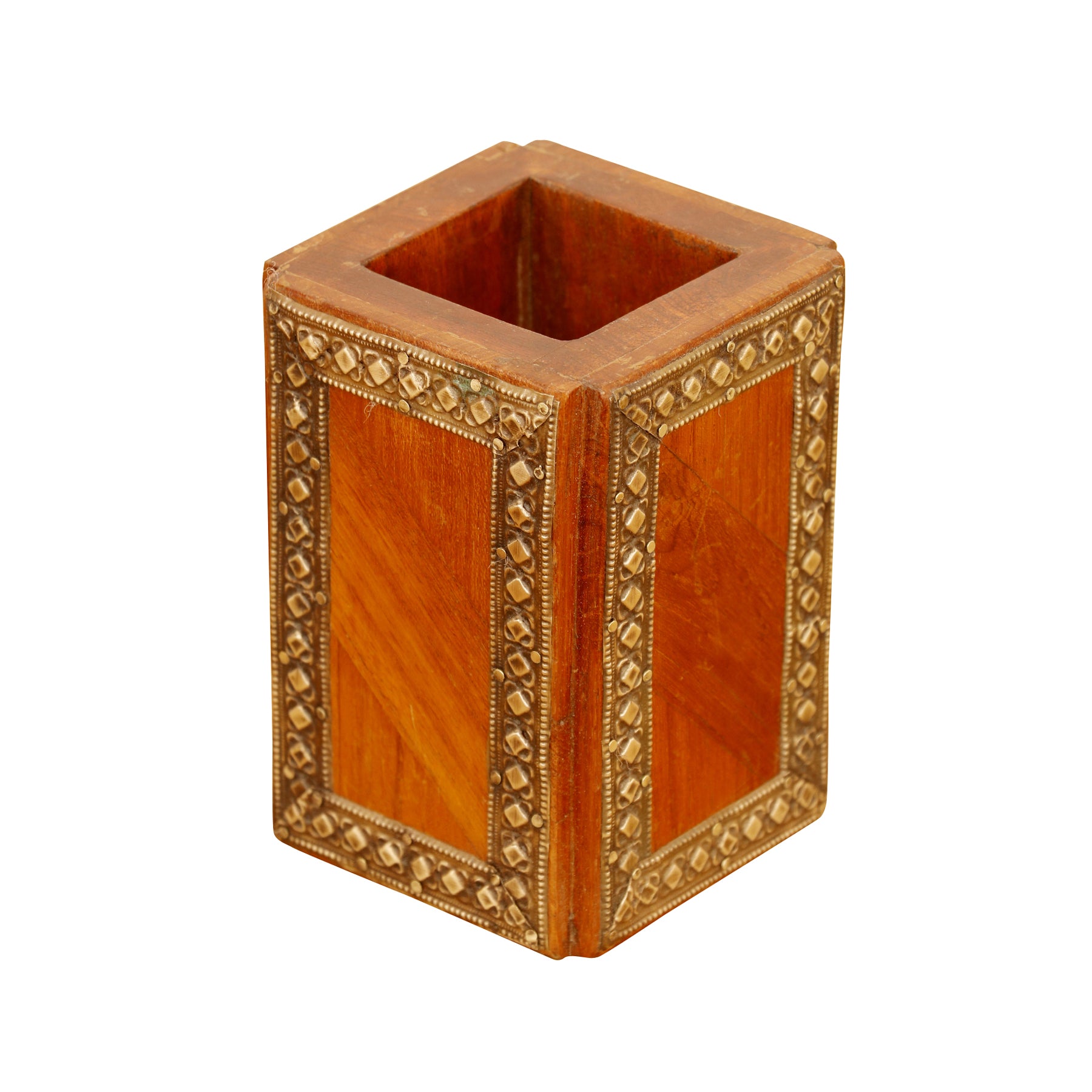 Handcrafted Wooden Stand Organizer Desk Organizer