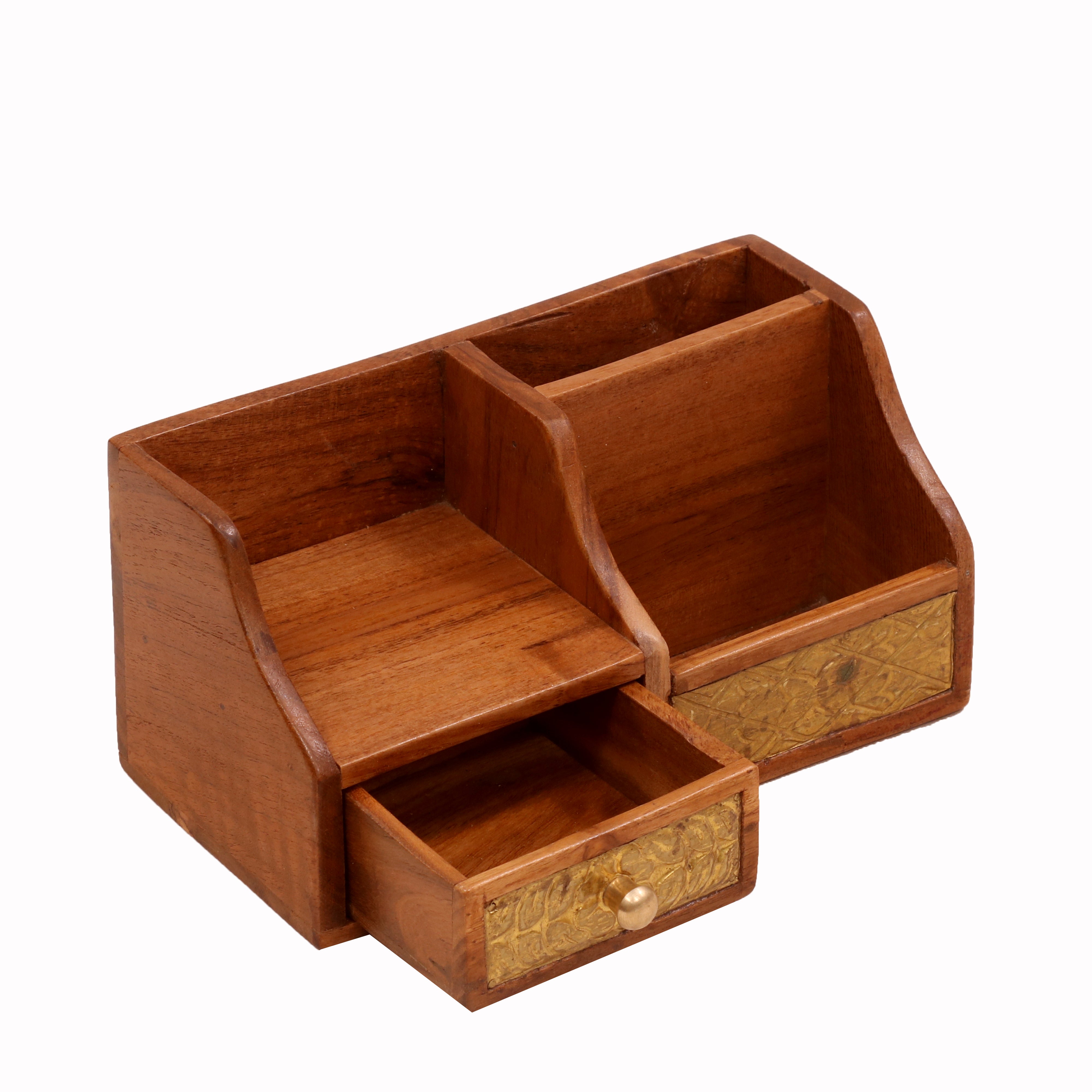 4-Section Pen/Pencil Holder Desk Organizer