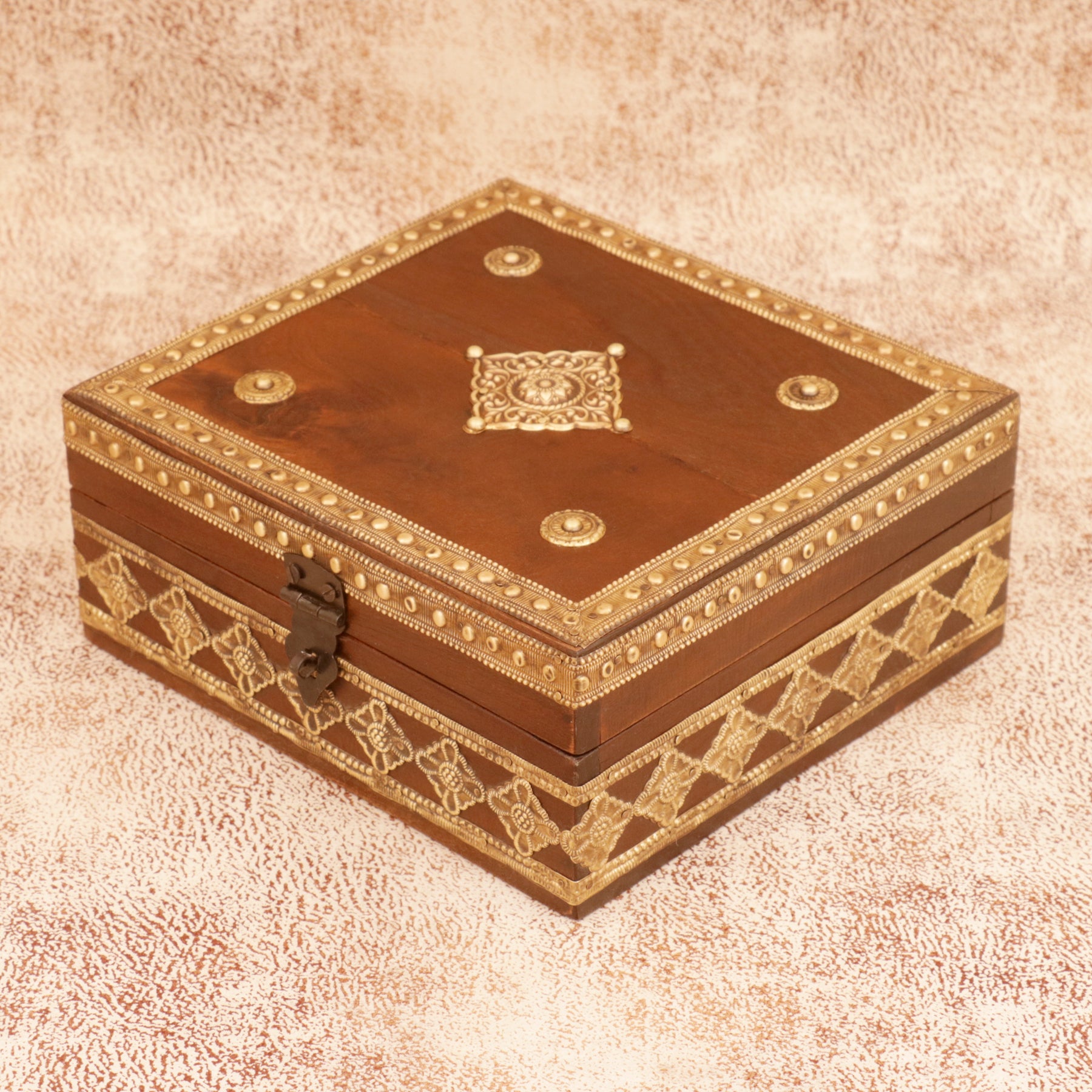 Wooden Classy Boxes Medium (8 x 7.5 x 3.5 Inch) Wooden Box