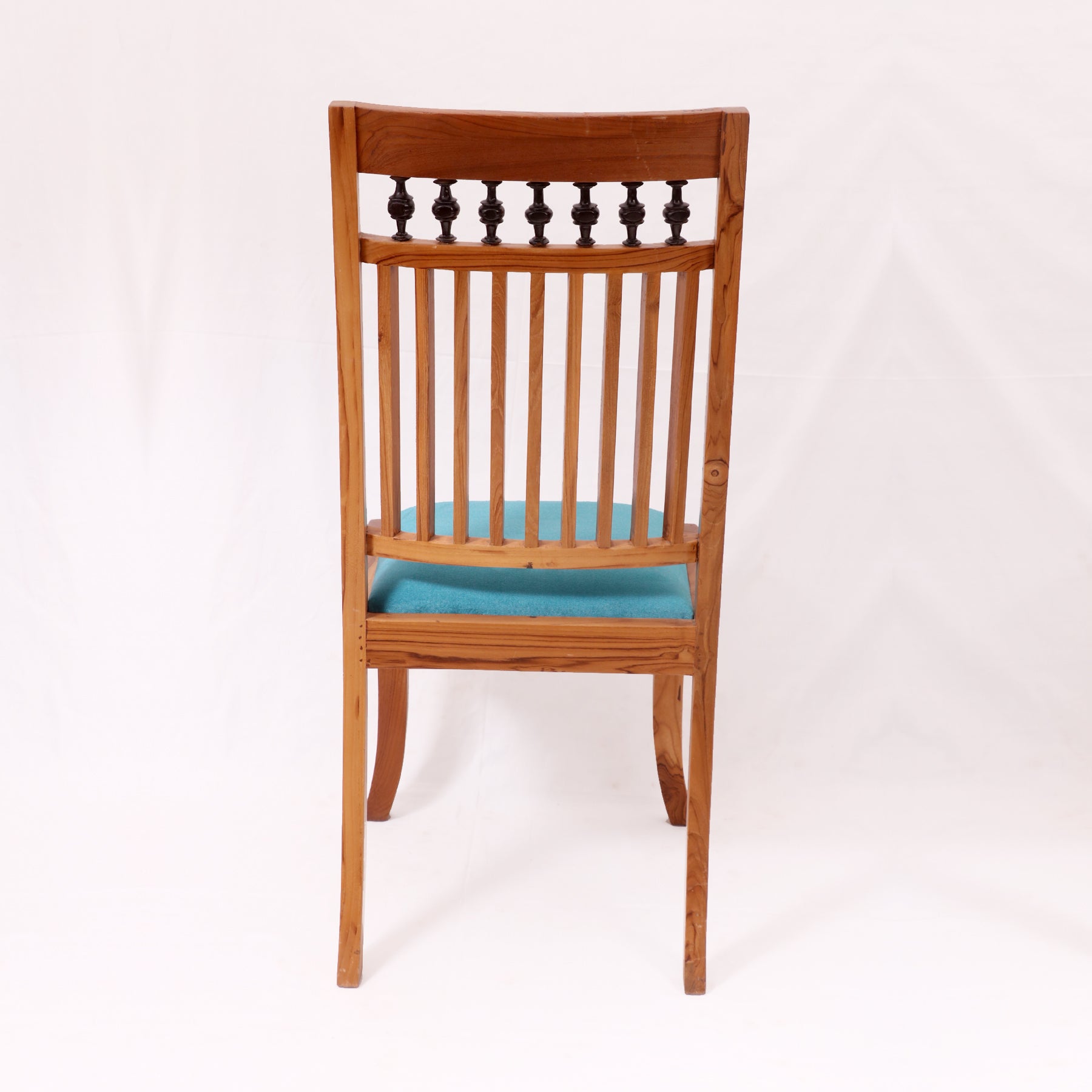 Colonial Blue velvet seating Dining Chairs Dining Chair