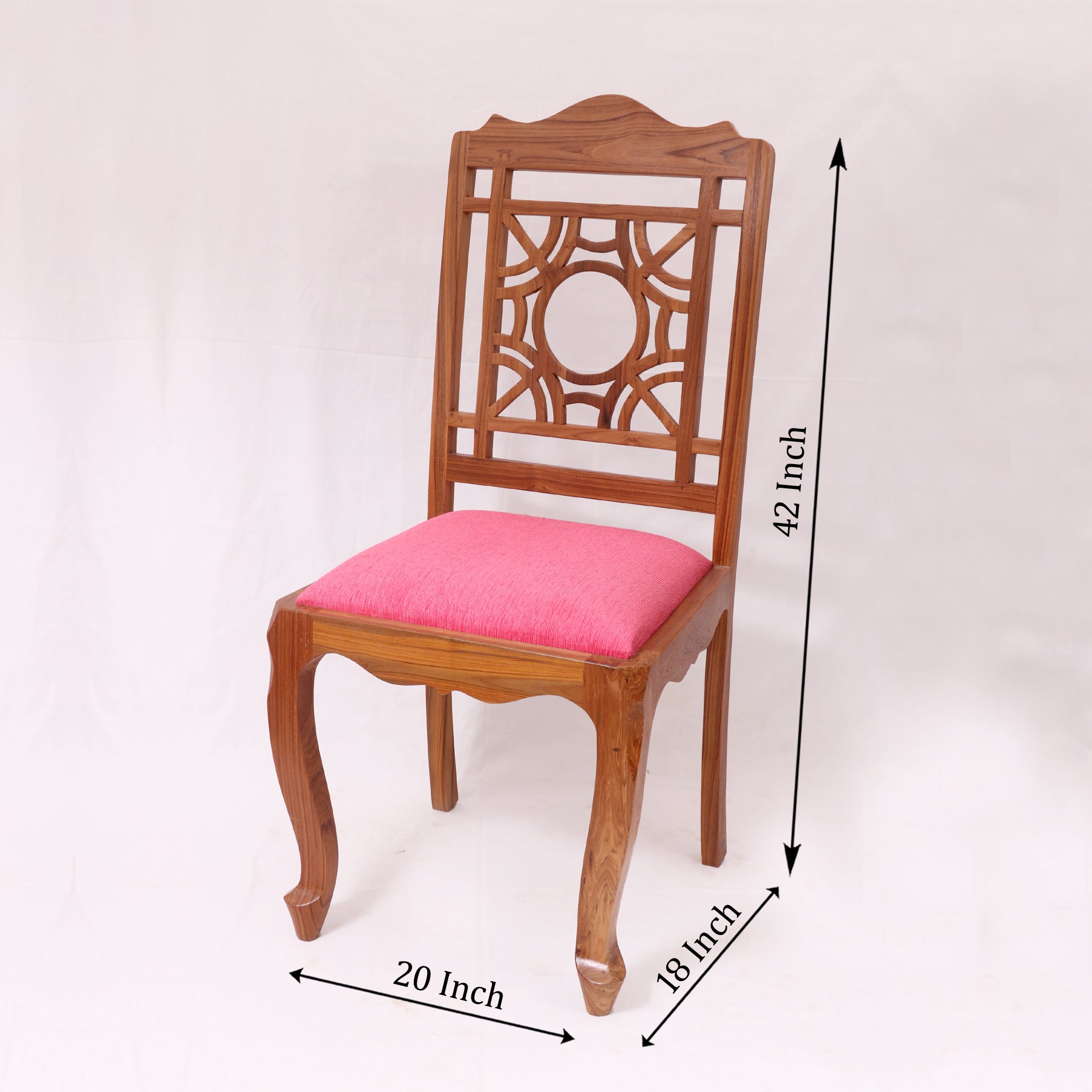 Solid teak upholstered Dining Chair Dining Chair