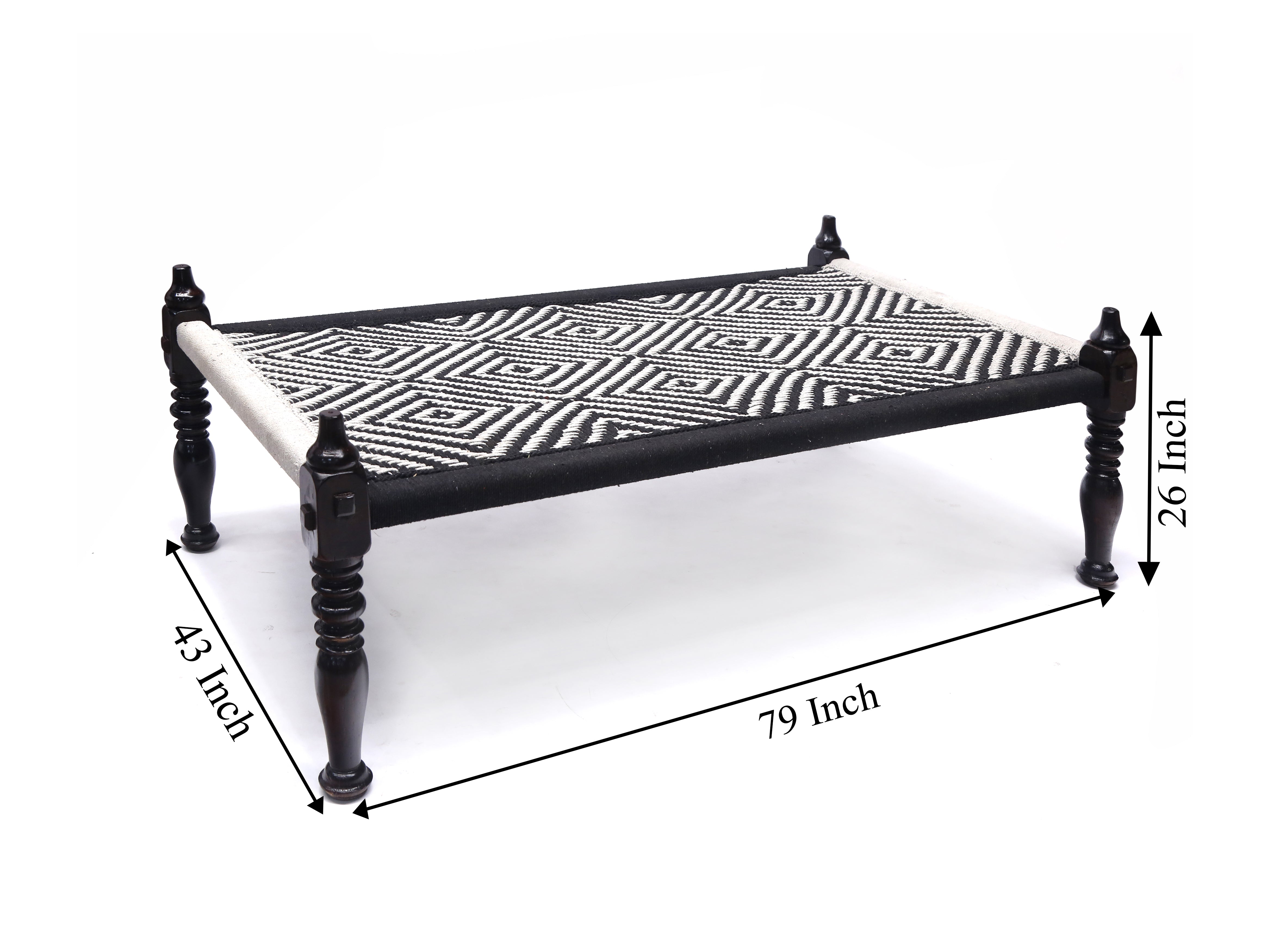 Indian Woven Charpai Daybed