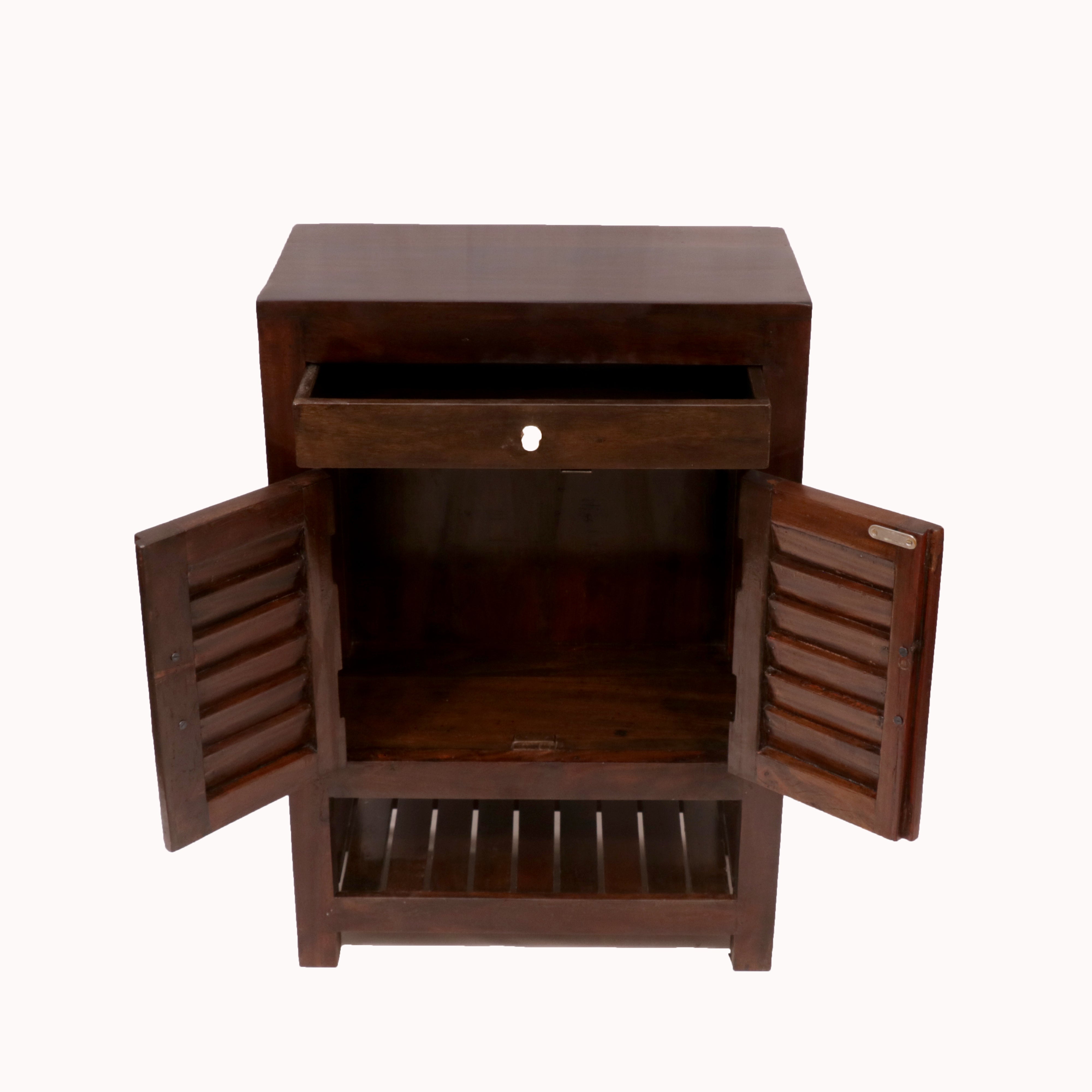 Shutter Bedside Table Bedside