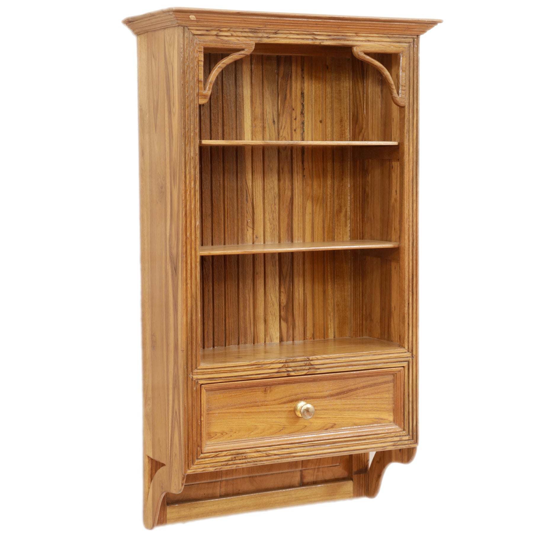 Hanging Cabinet with 3 Open Shelves Wall Rack