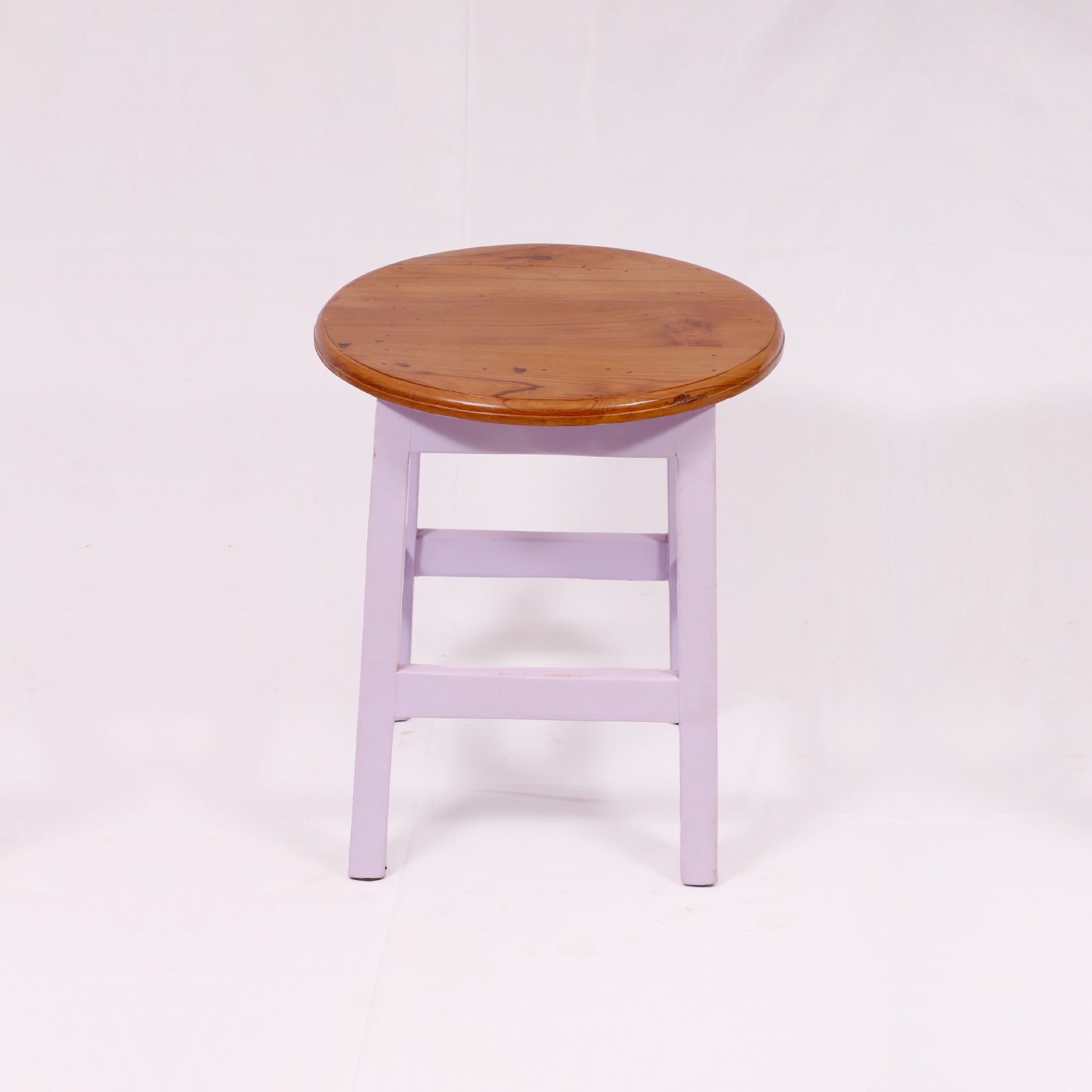 Round Top Pink Stool Stool