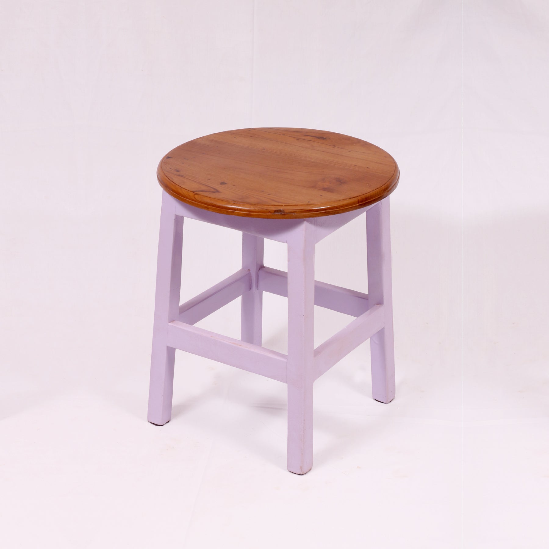 Round Top Pink Stool Stool