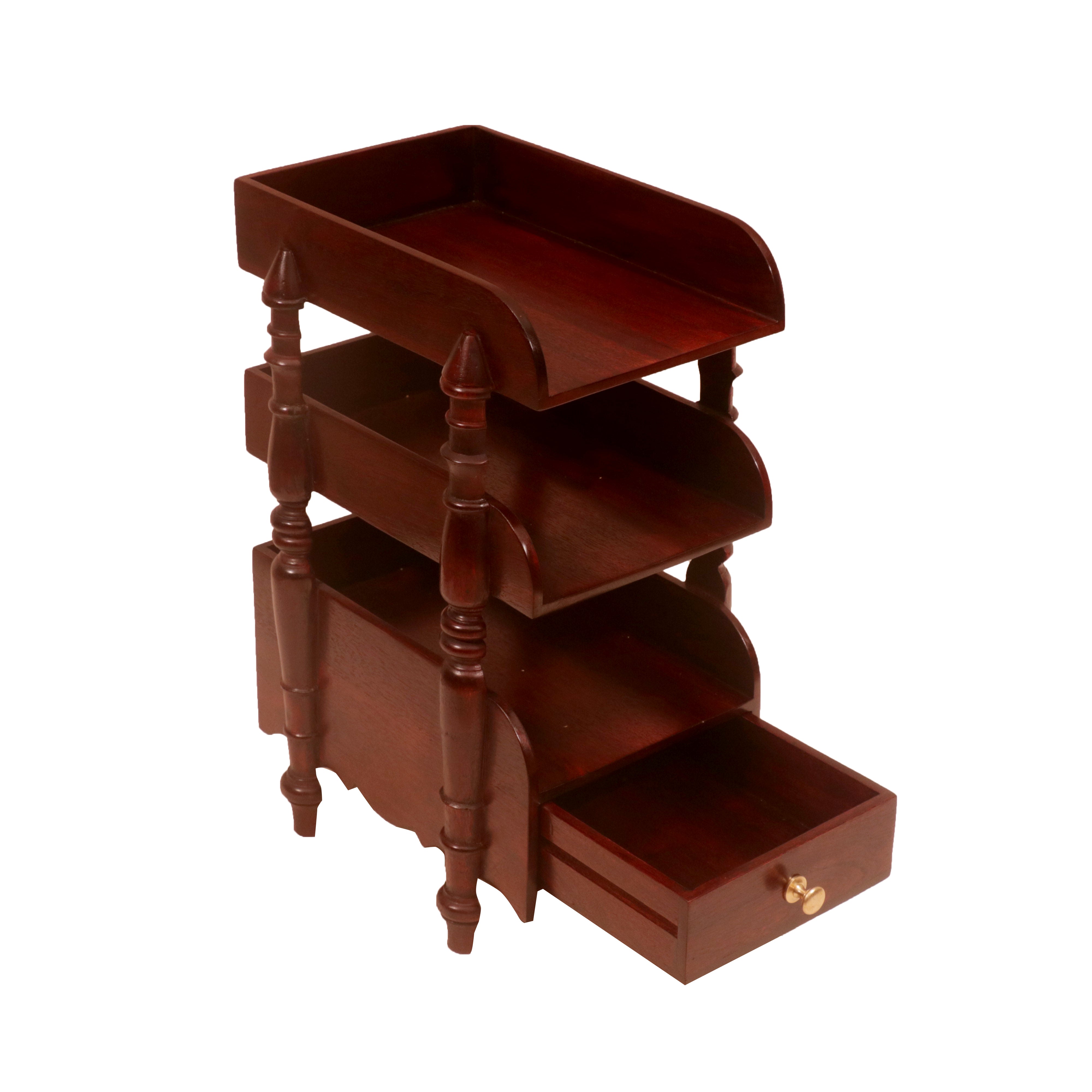 Carved Tray Rack Rack