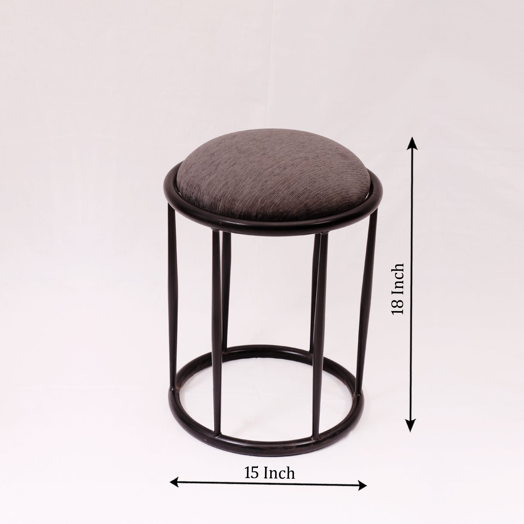 Rounded Metal Pillar Story Stool