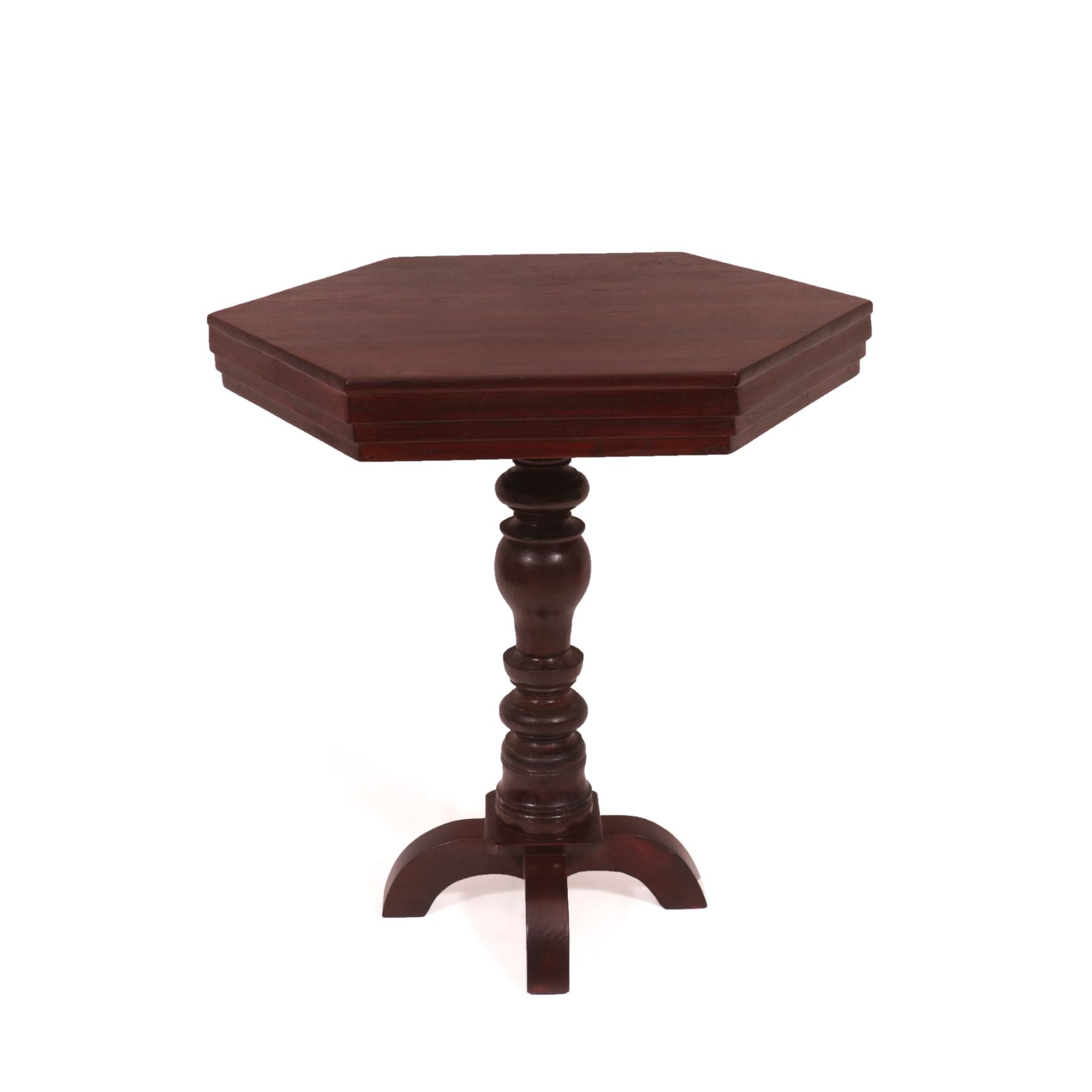 8 Angle Teak Wood Traditional Table Dining Table