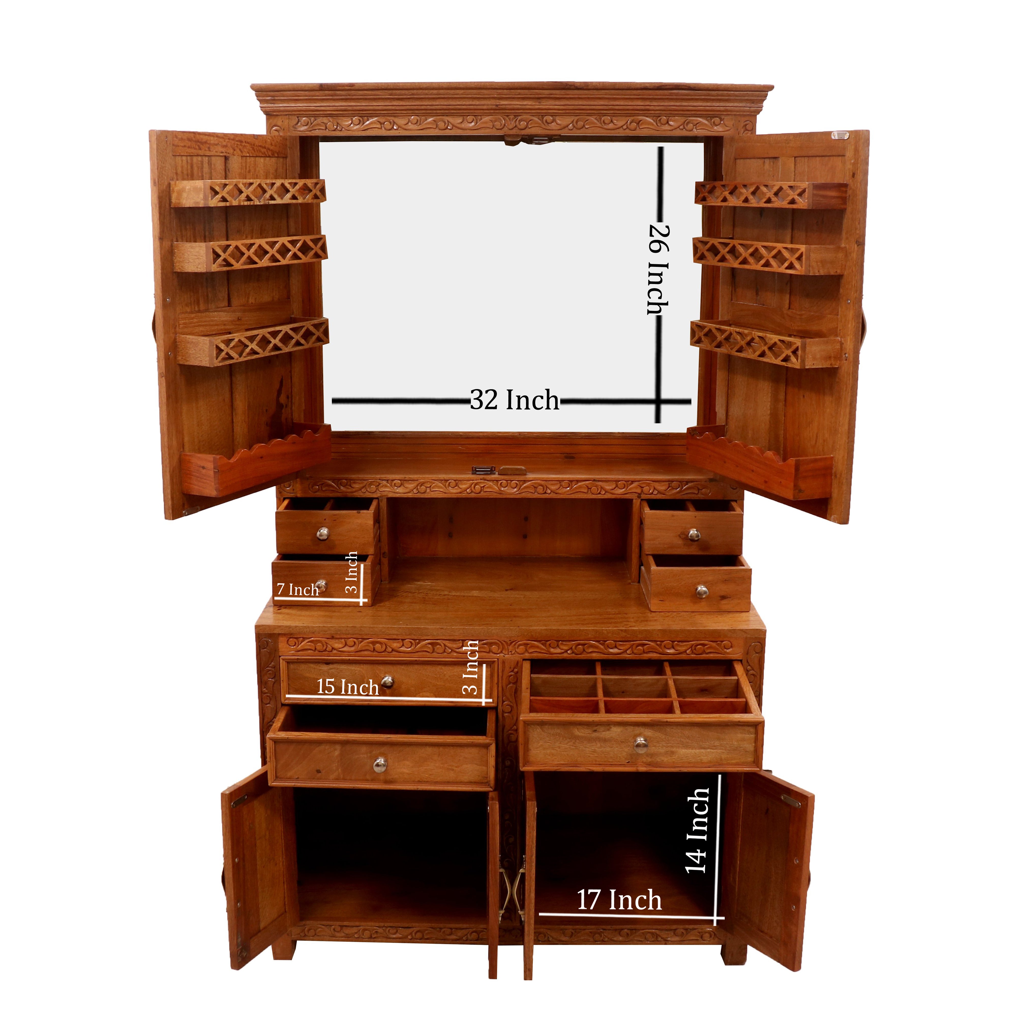Solid Wood Regal Dressing Table Dressing Table