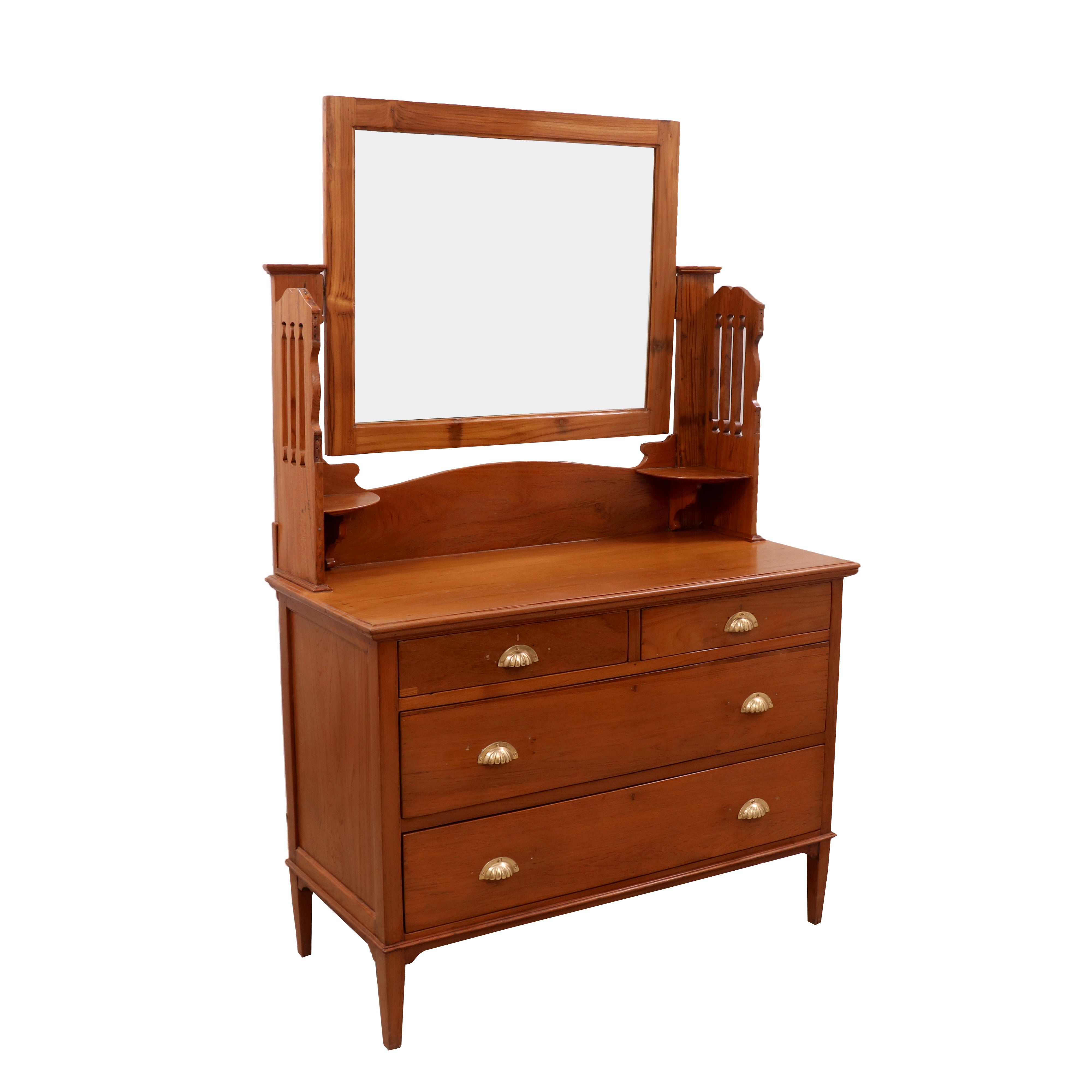 Solid Wood mirror Dresser Dressing Table