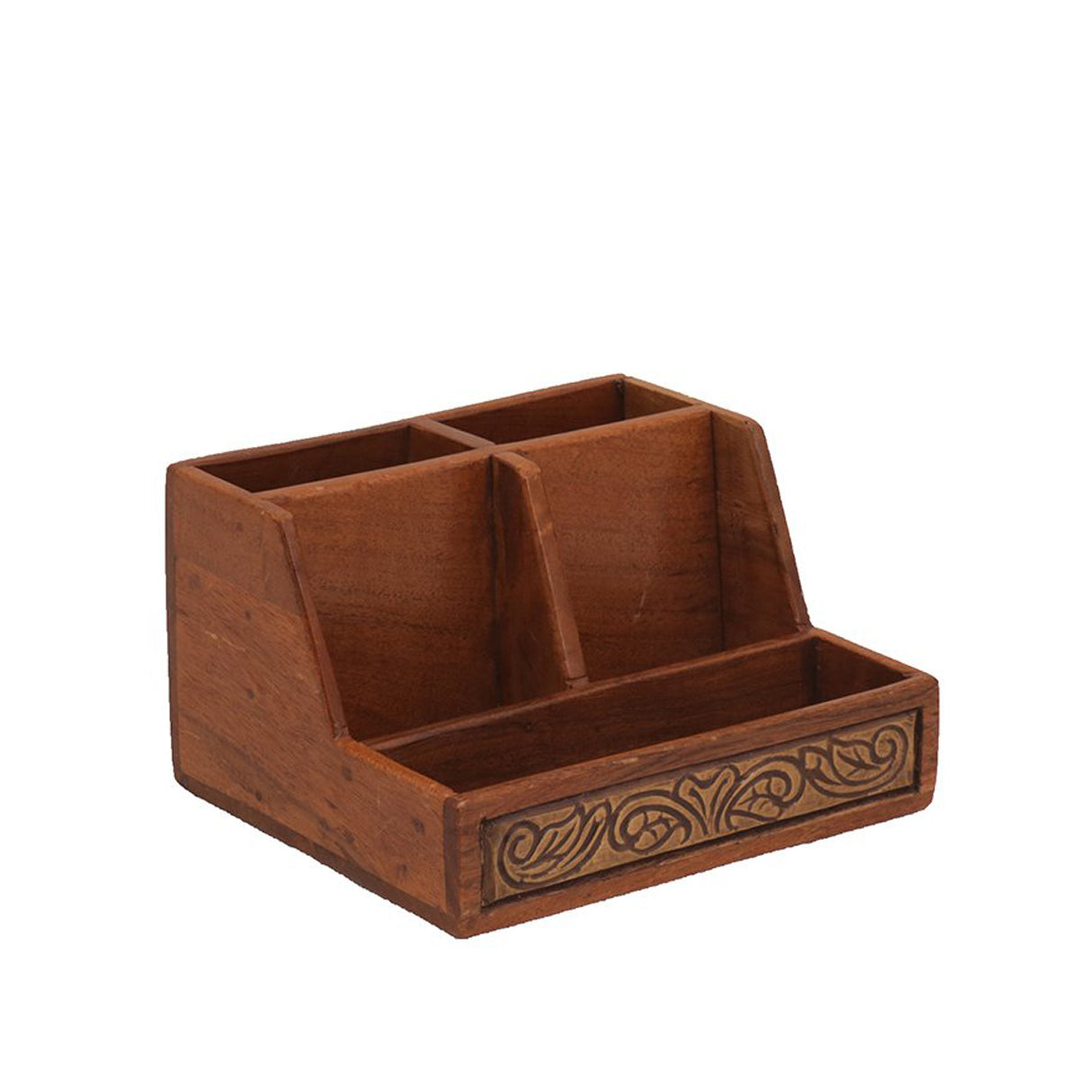 Handcrafted 5-Compartment Desk Organizer Desk Organizer