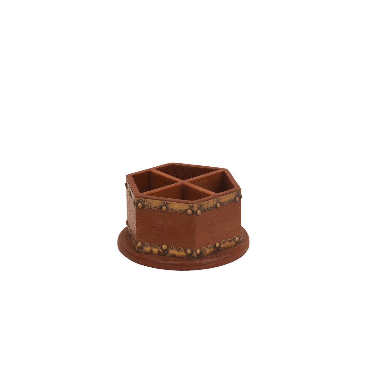 Wooden Pencil Desk Organizer (Natural Tone) Desk Organizer