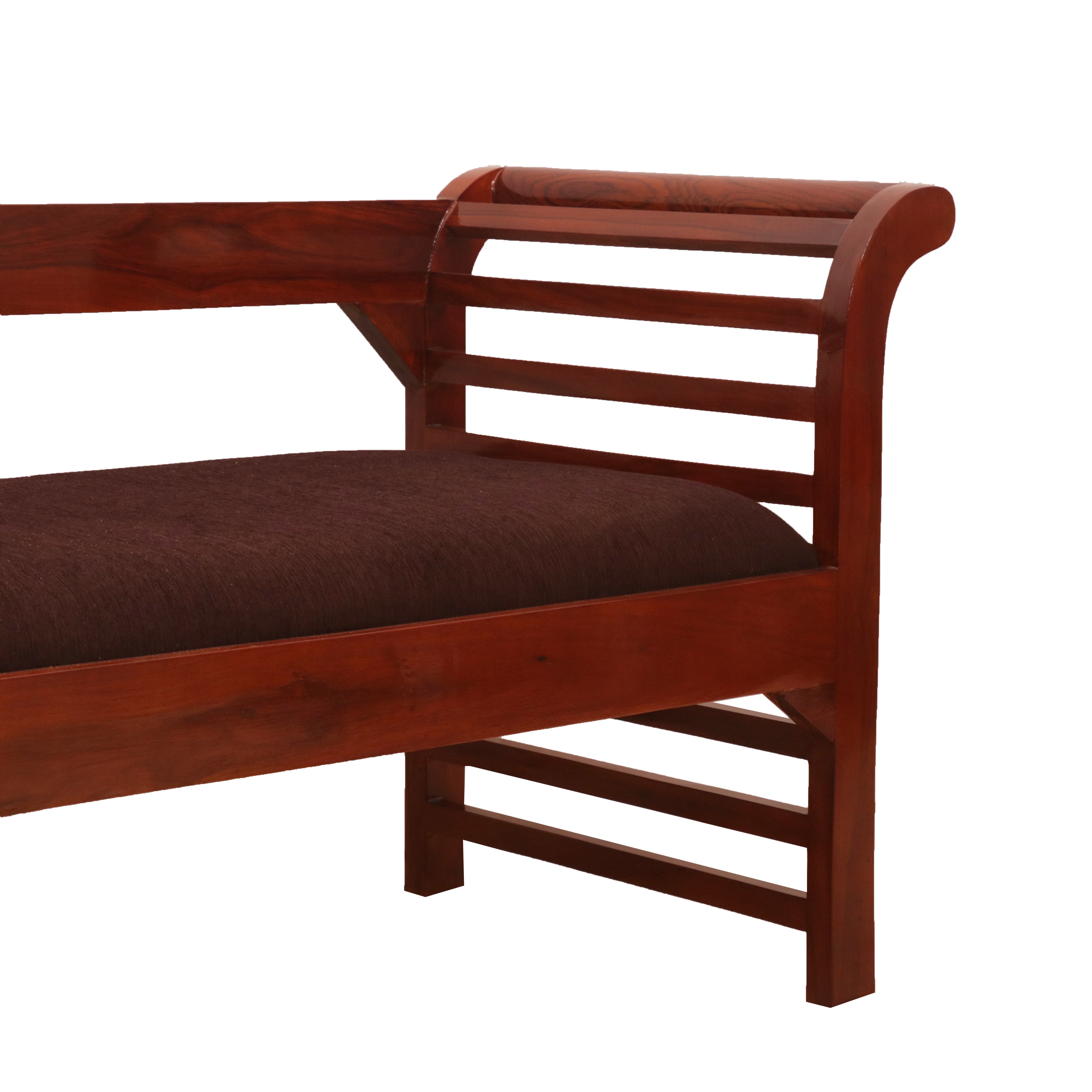 Curved Sides Wooden Bench Bench