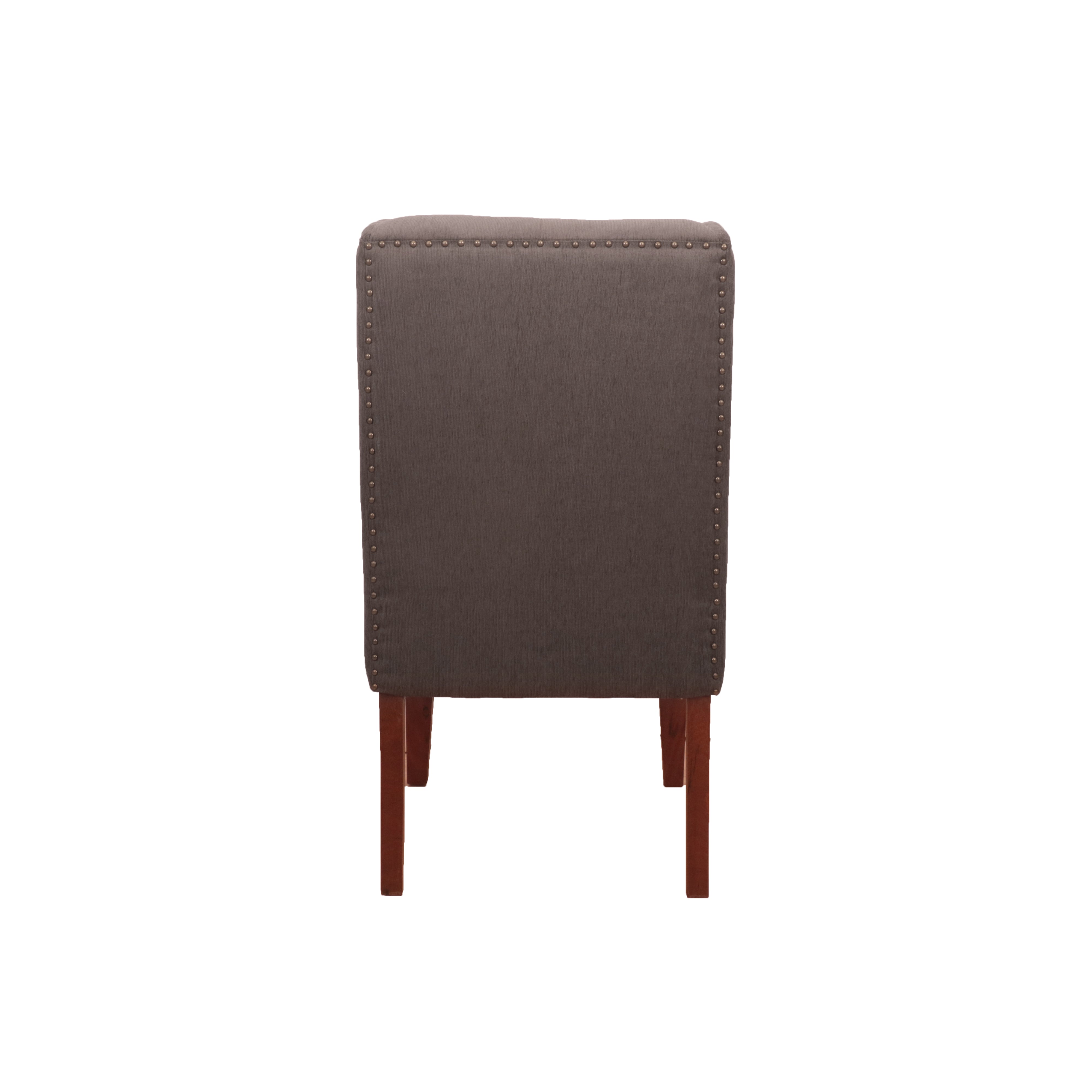 Traditional Grey Classic Winged Handmade Wooden Chair Arm Chair