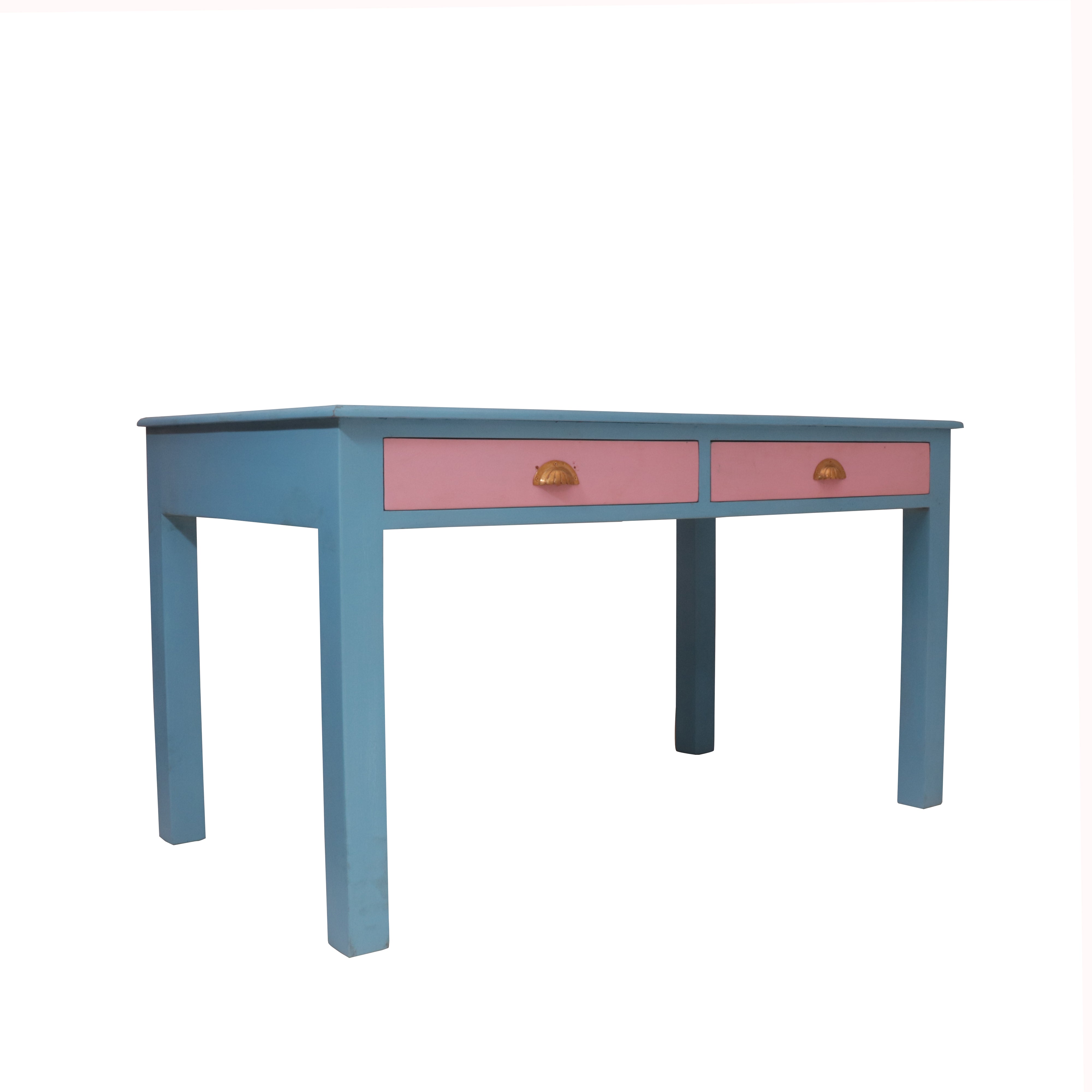 Pastel Hued Wooden Study Table Study Table