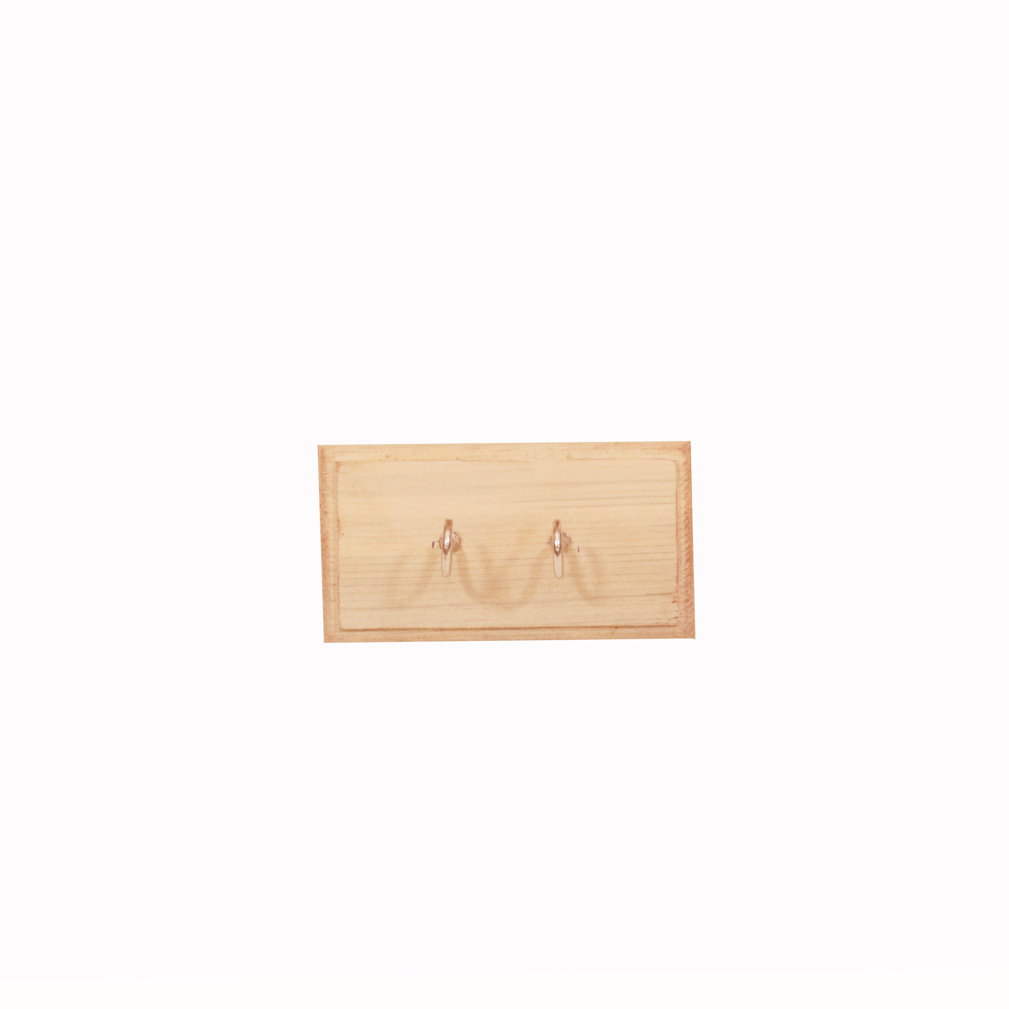 Pine wood 2 Key Hook Hanging Default Title Hook