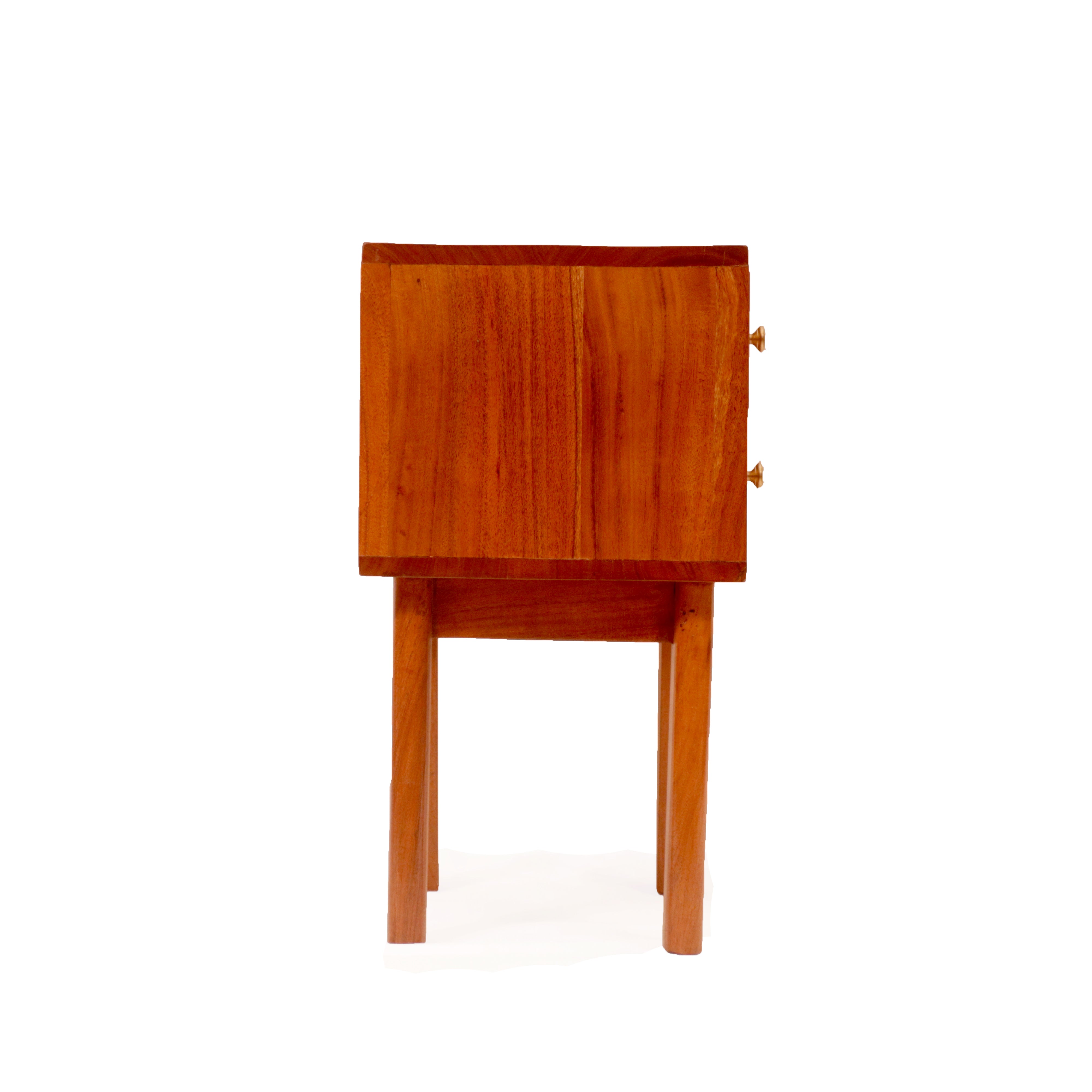 Natural Polished Night Stand Bedside
