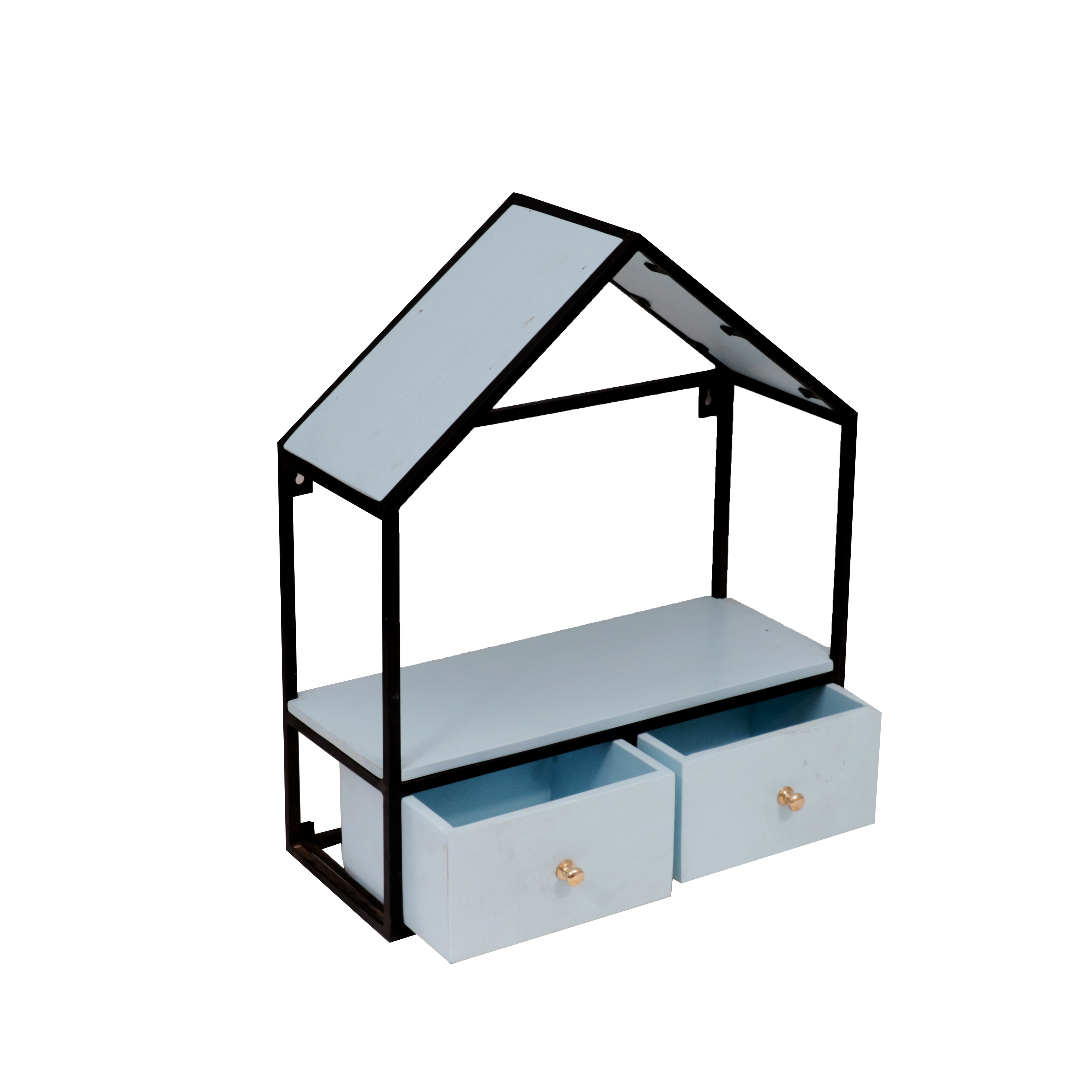 Home Shaped Shelving Unit Wall Rack