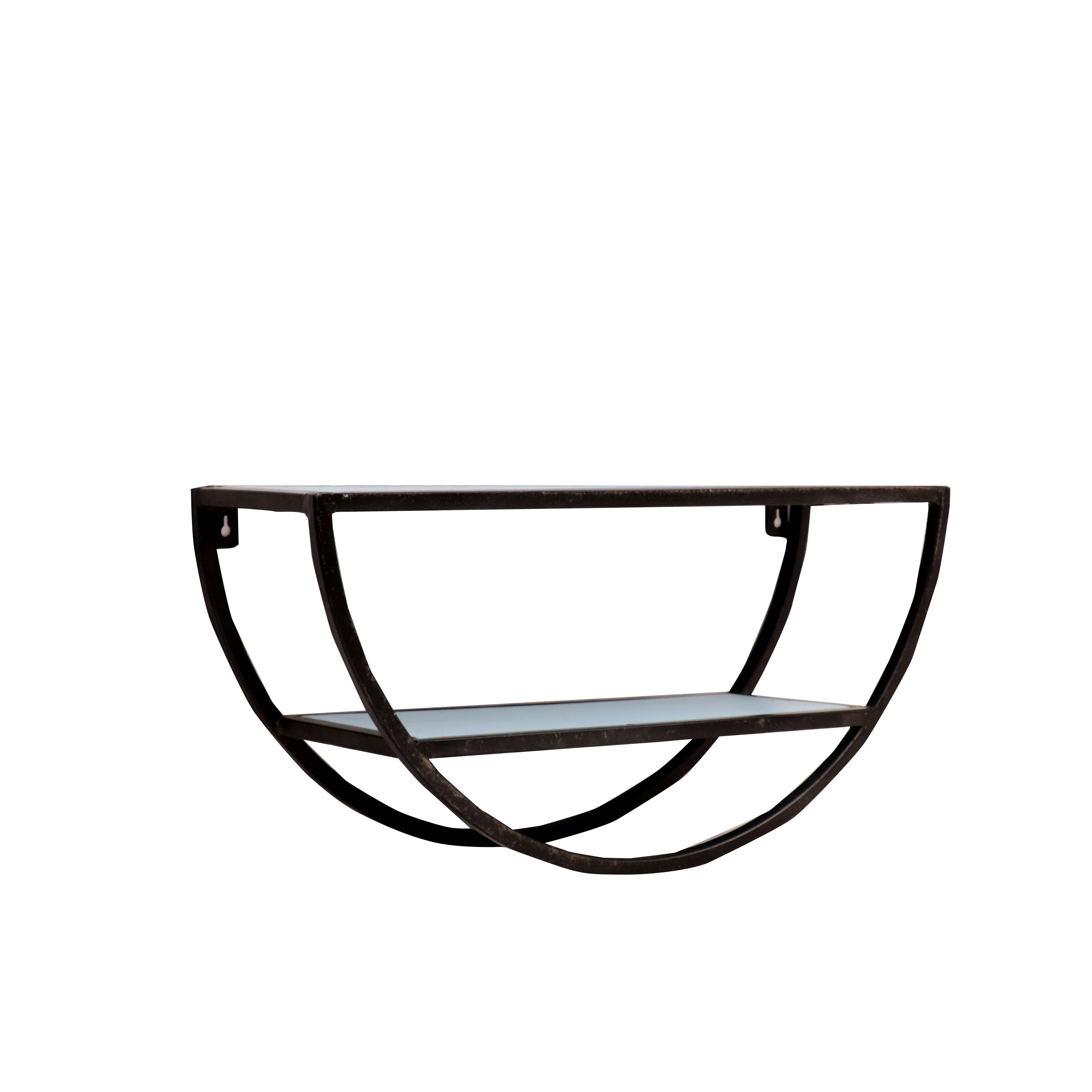 Semi Circle Delightful Shelf Wall Rack