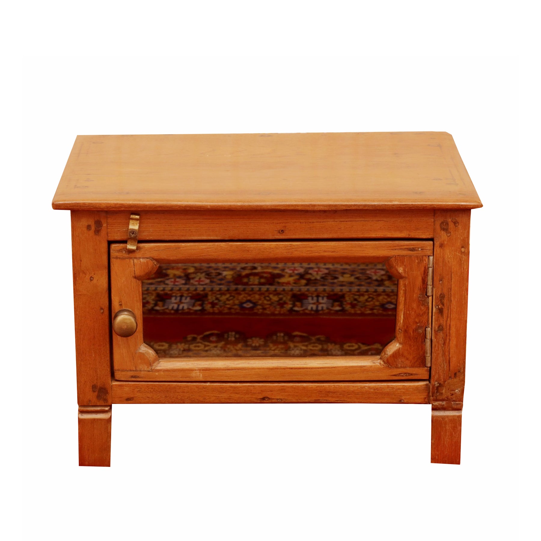 Glass Door Miniature Cupboard Bedside