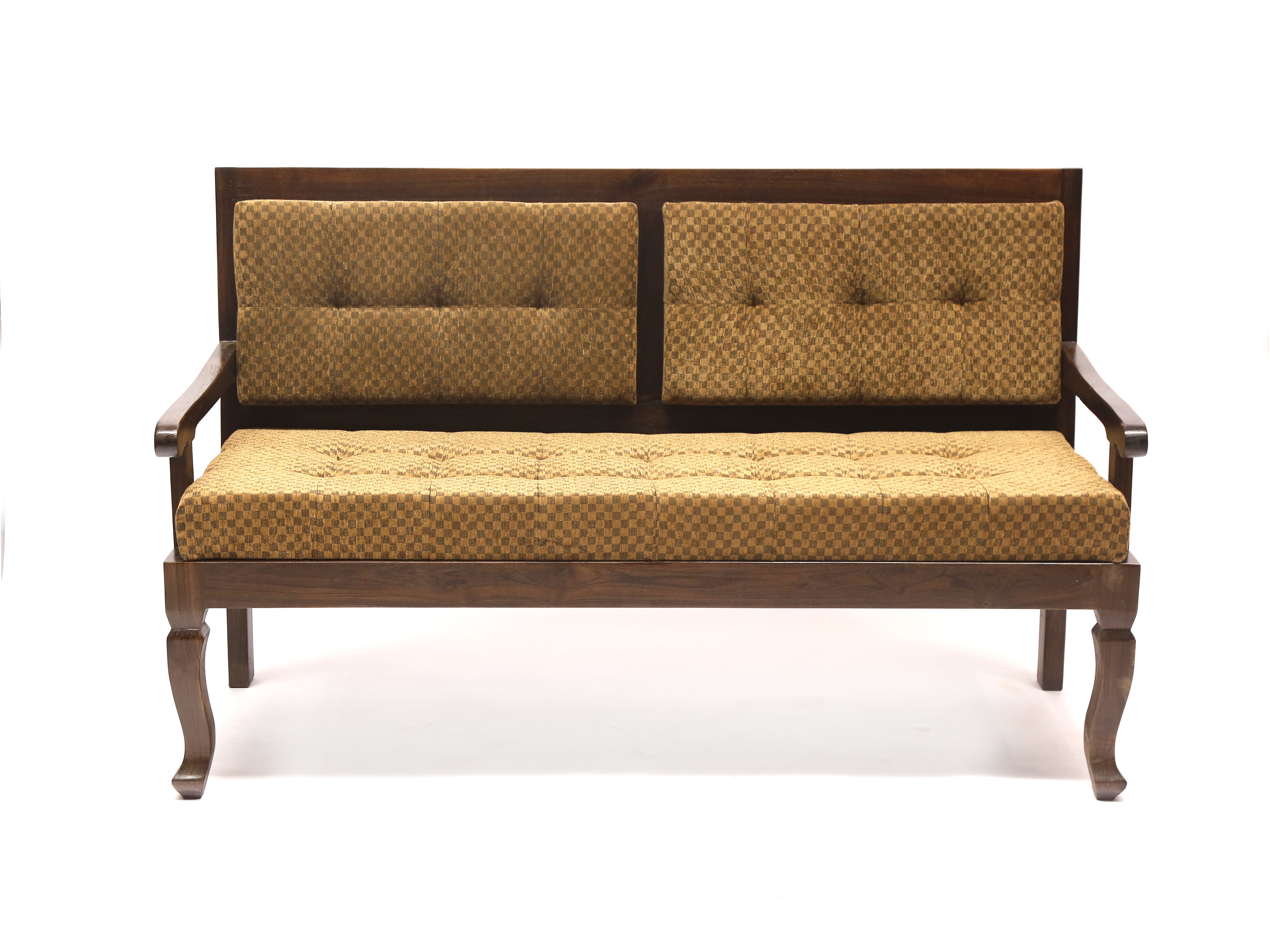 Wooden Upholstered Intricate Sofa Sofa