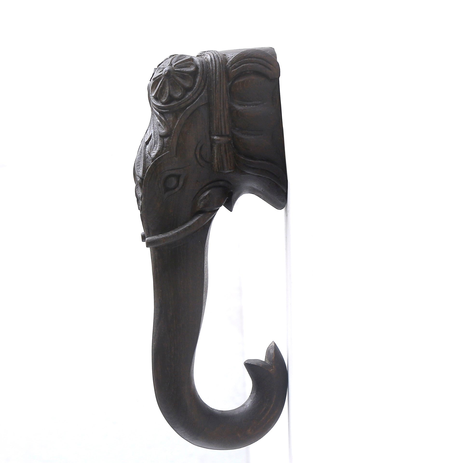 Wooden Royal Elephant Trunk Door Handle Door Handle