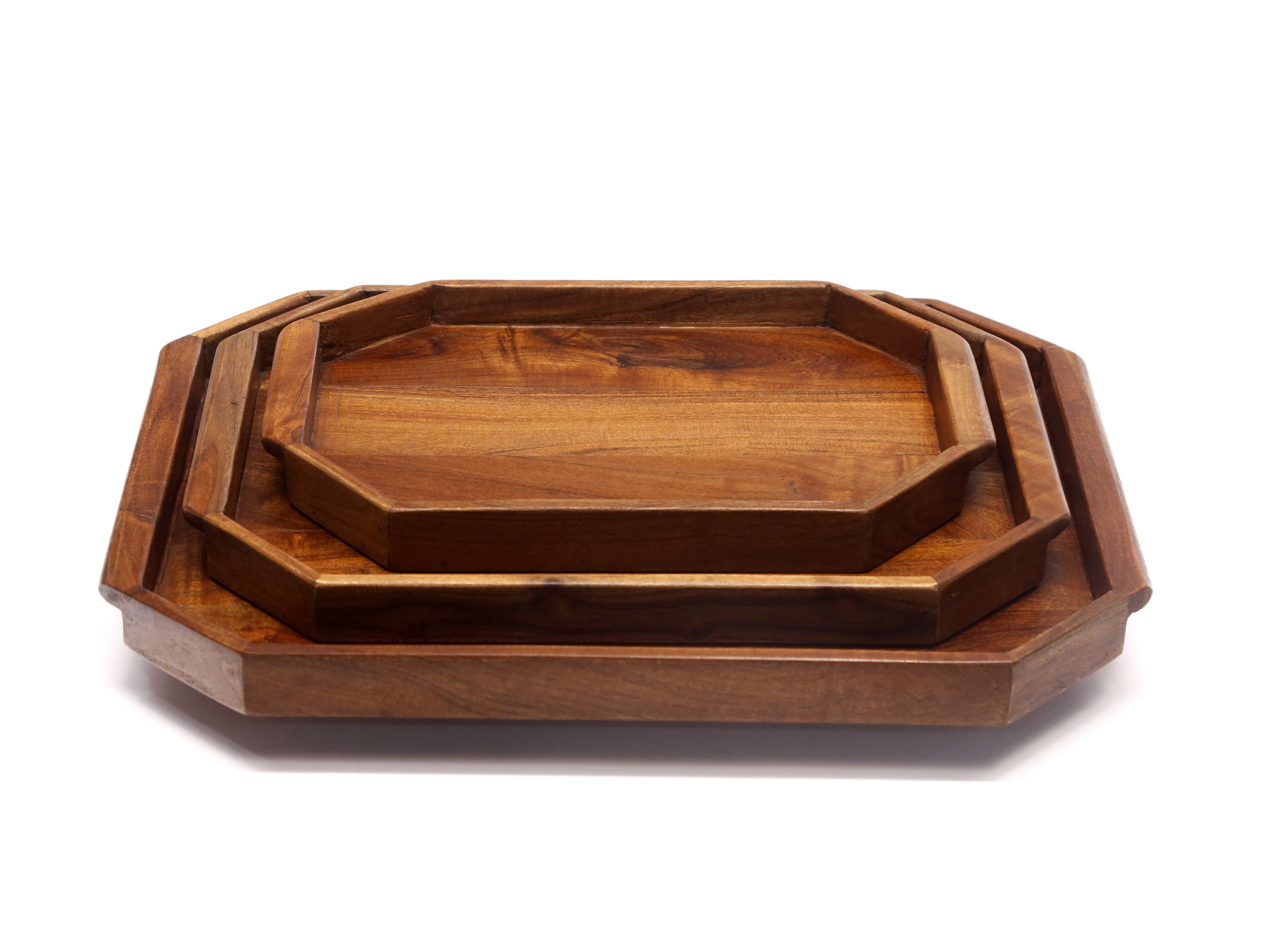 Folded Corner Tray Set - Set of 3 Tray
