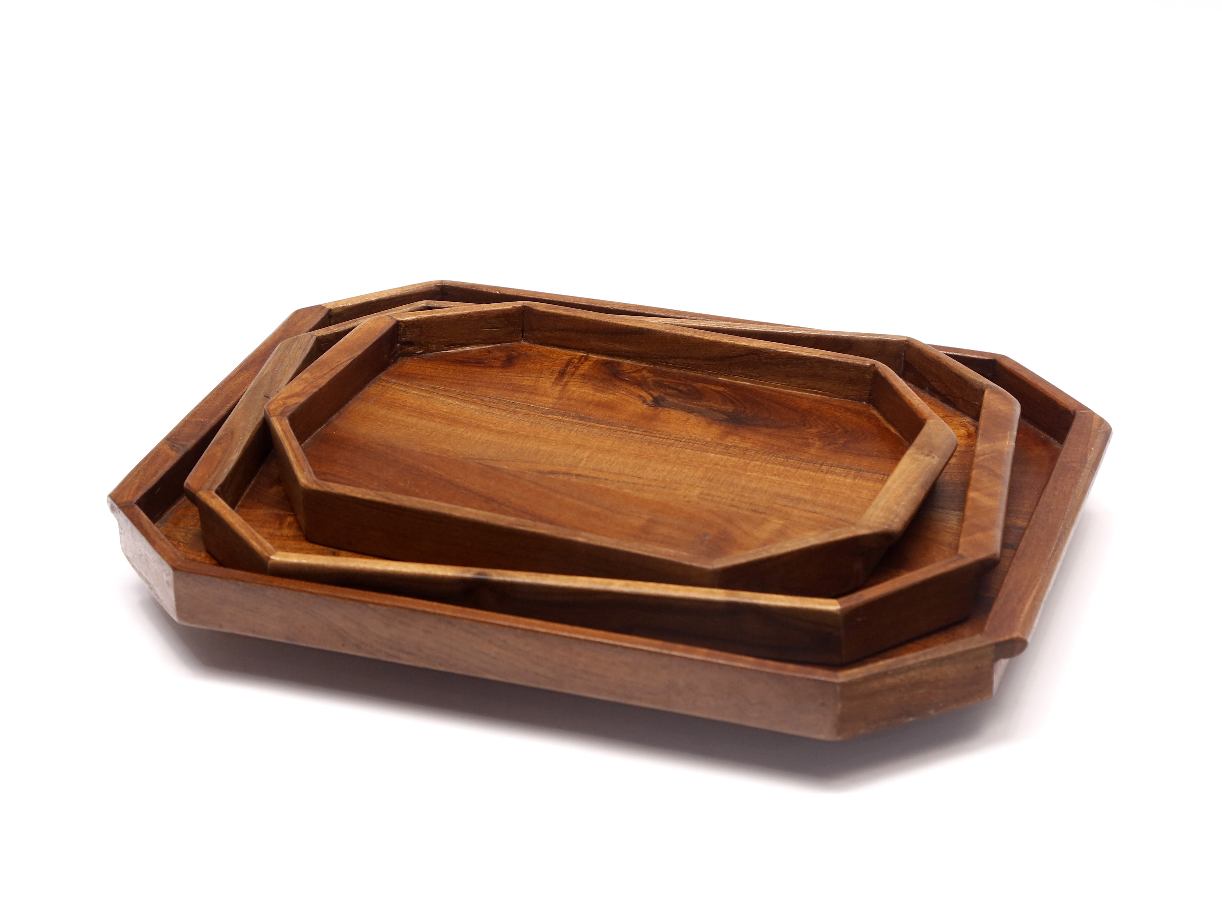 Folded Corner Tray Set - Set of 3 Tray
