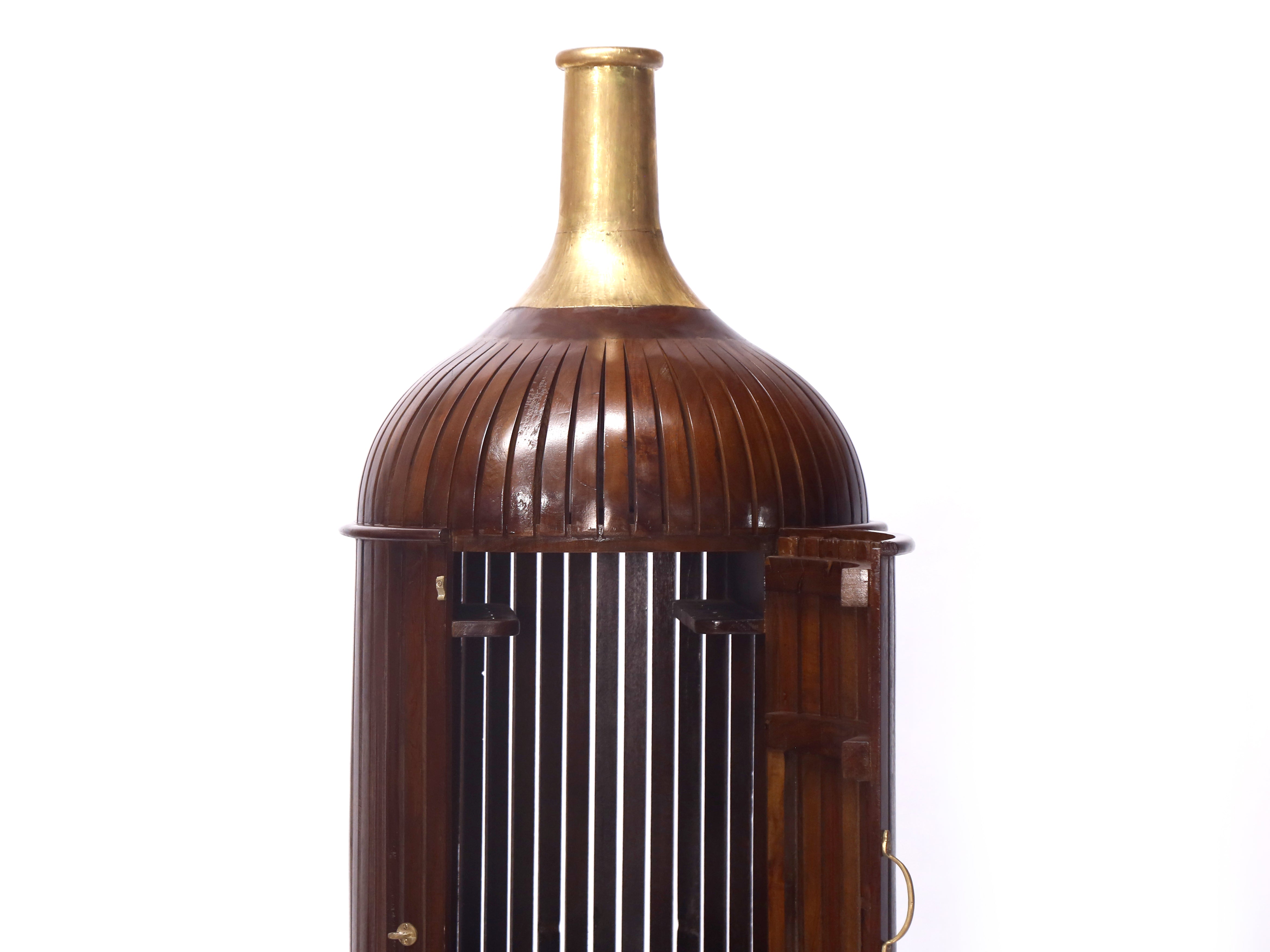 Classy Bottled Shaped Bar Bar Cabinet