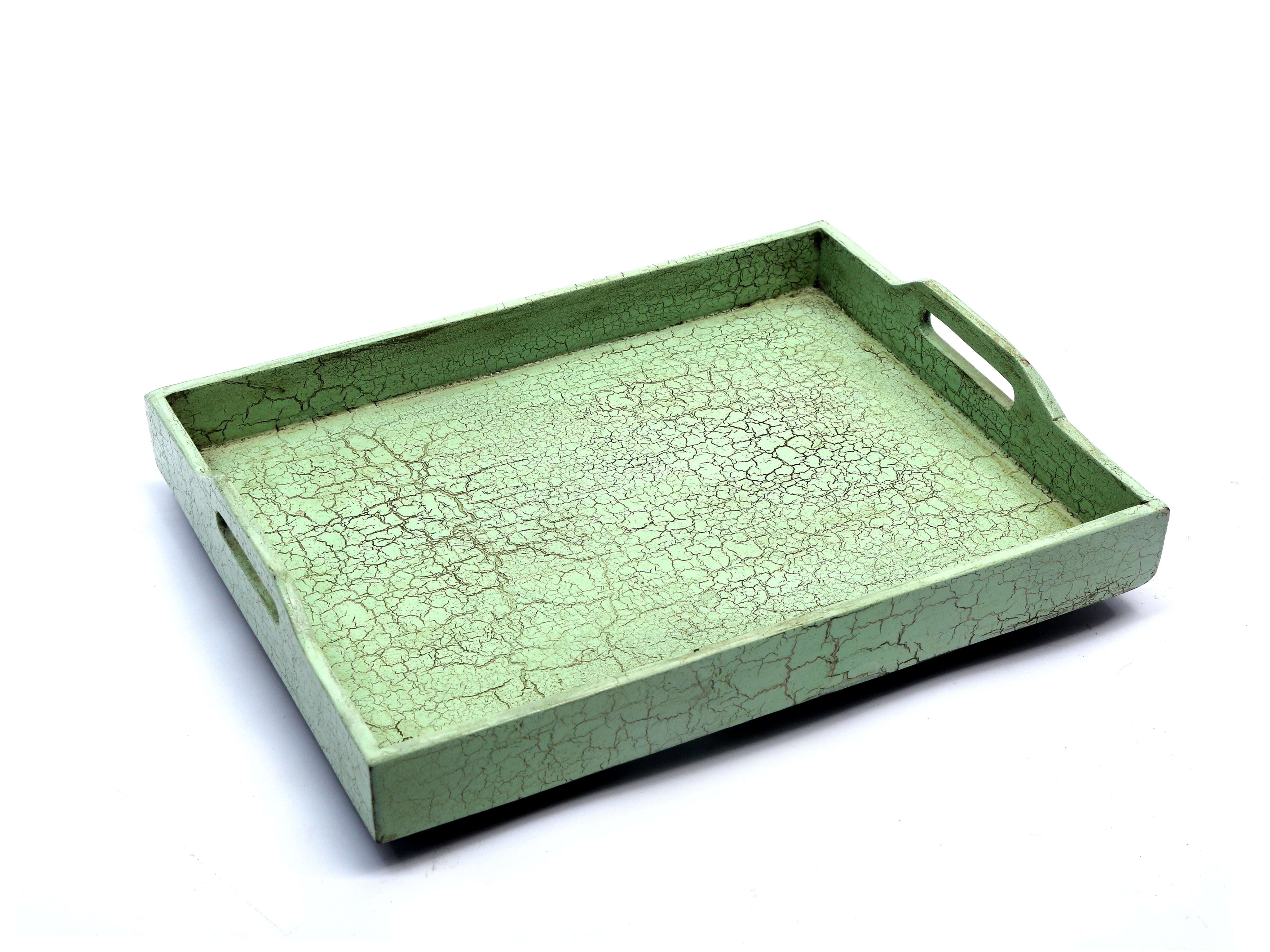 Mint Green Distressed Tray Set Tray