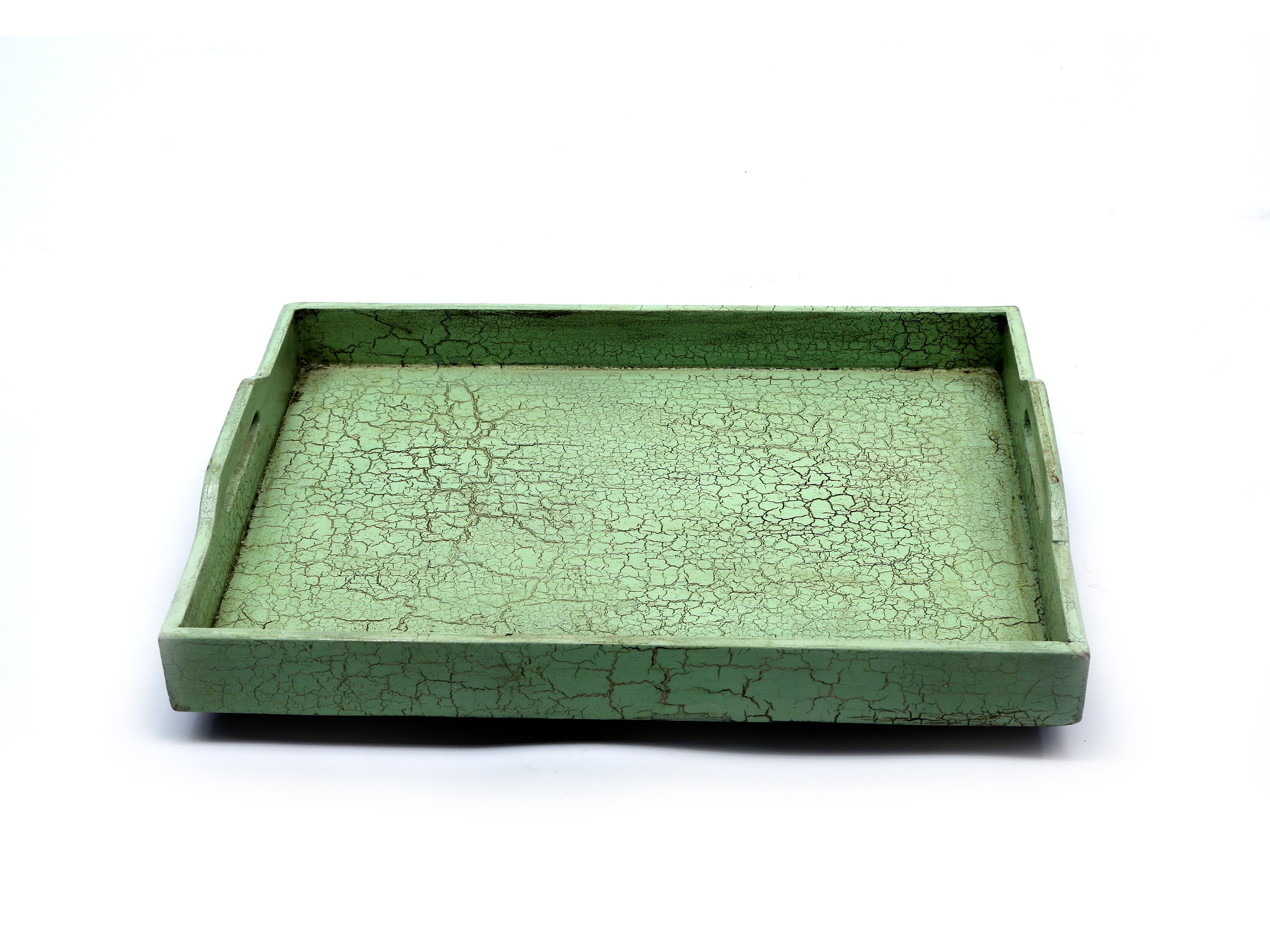 Mint Green Distressed Tray Set Tray