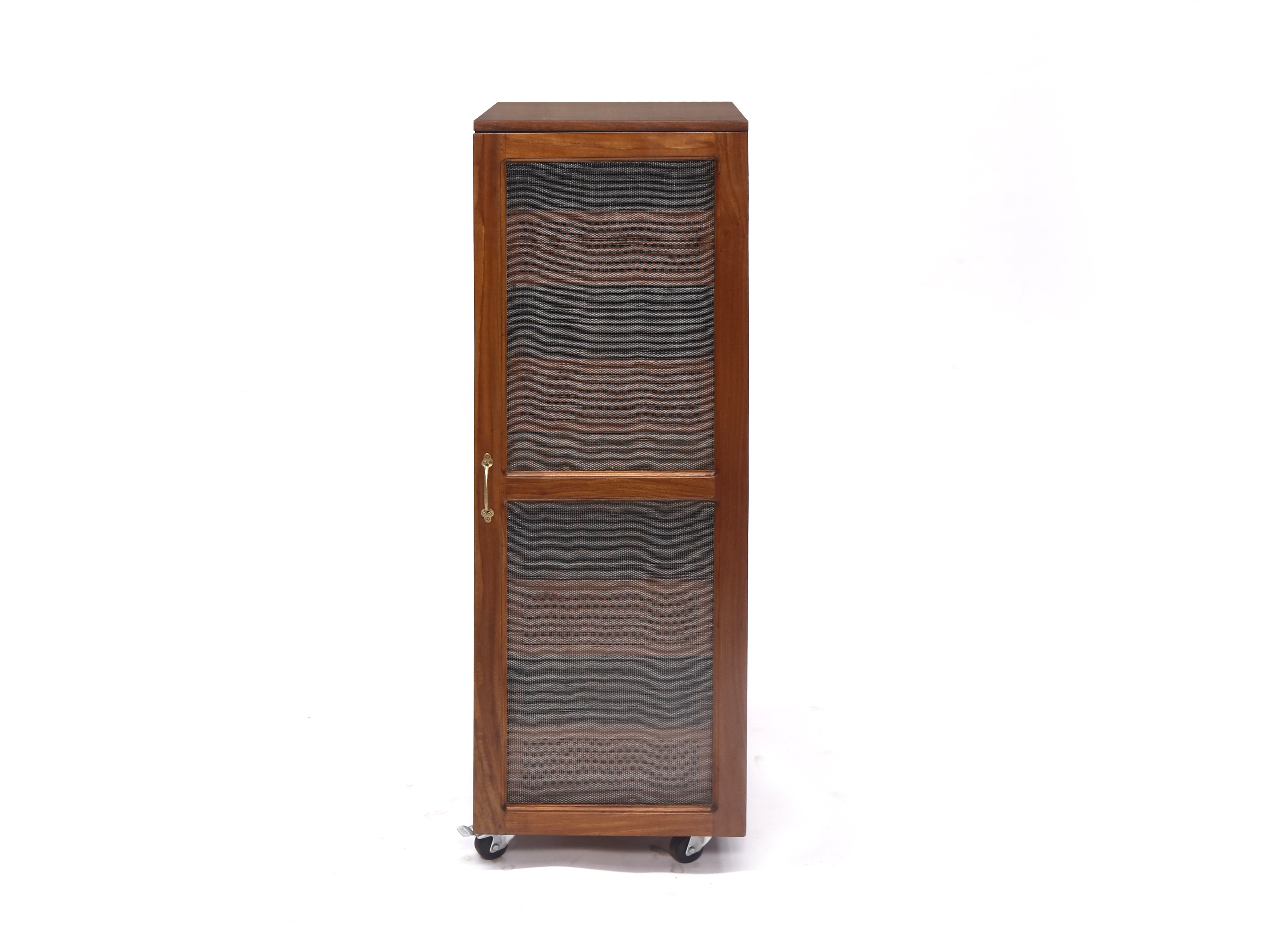 Wooden Long Vegetable Basket Trolley Fruit & Vegetable Cabinet