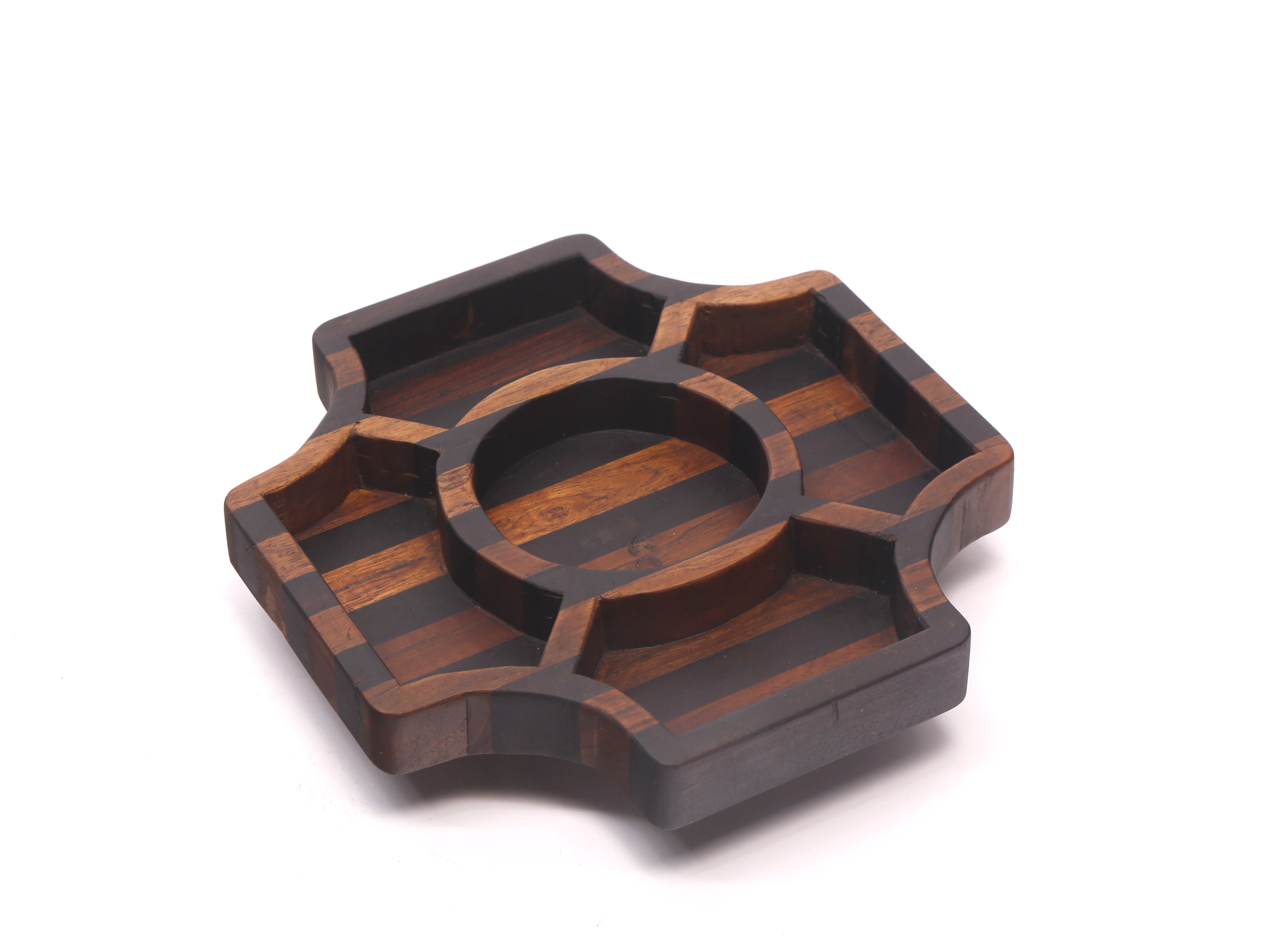 Two Tone Asymmetrical Platter Platter