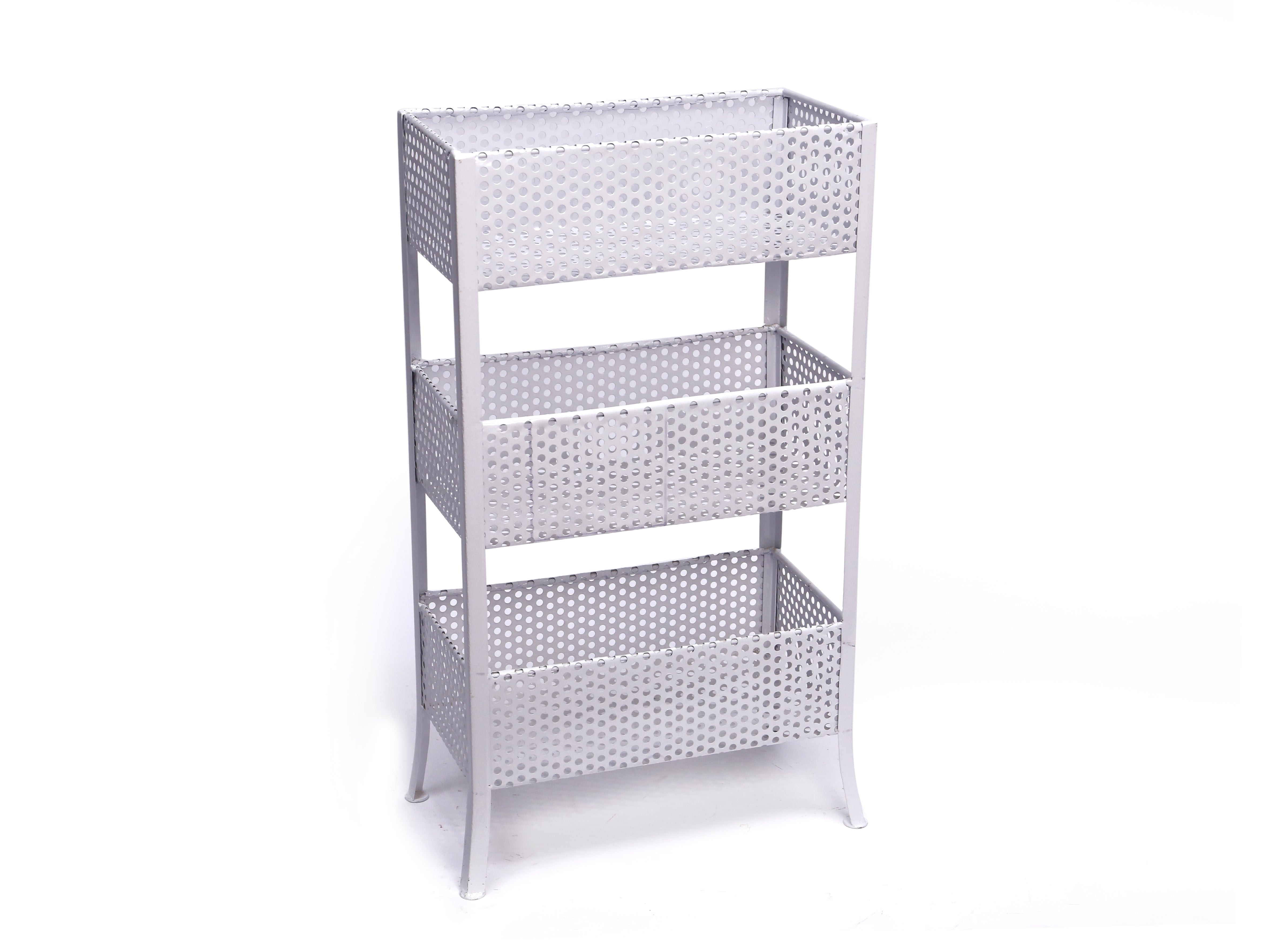 Dotted Iron Standing Shelf Fruit & Vegetable Cabinet
