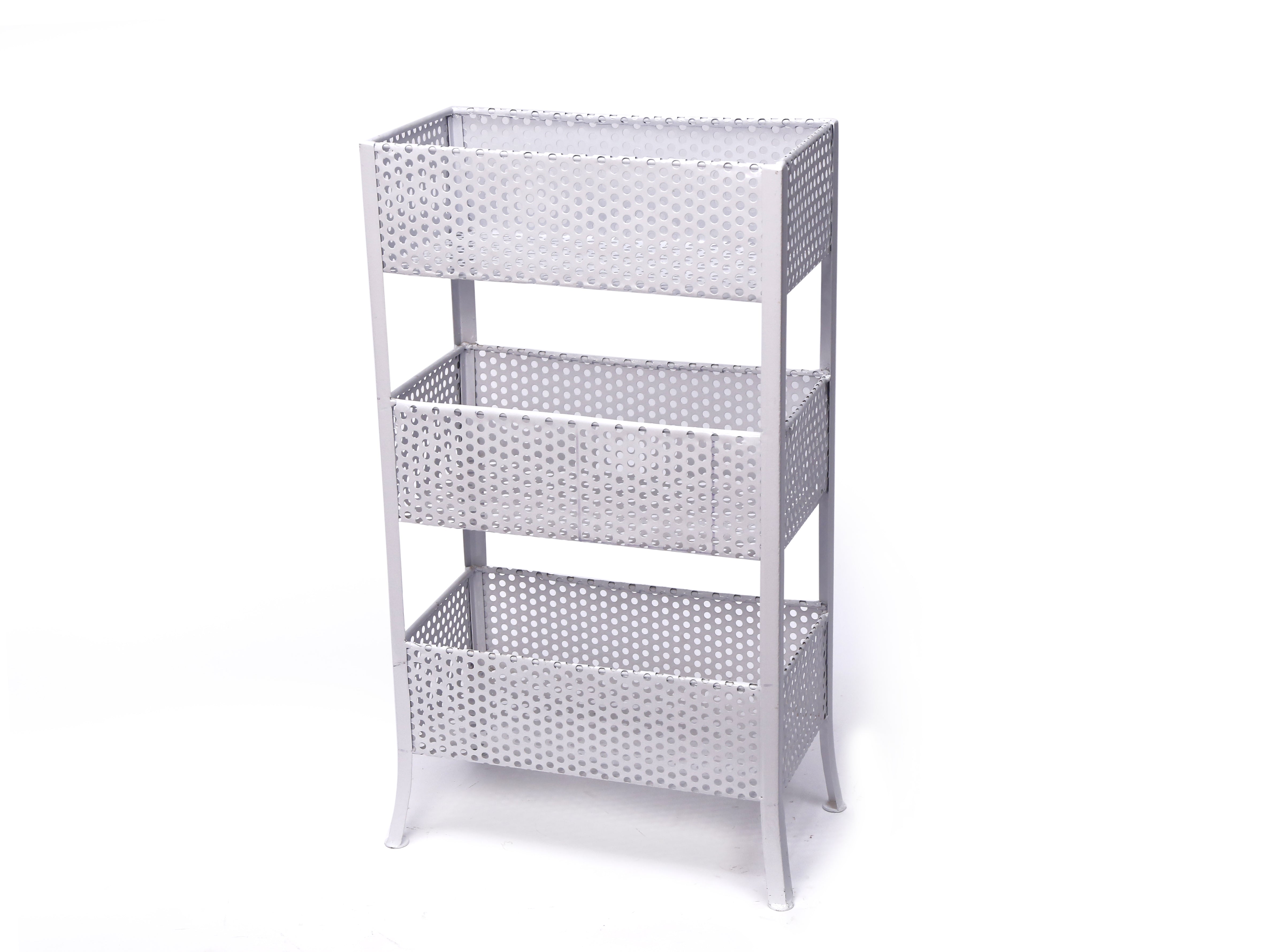 Dotted Iron Standing Shelf Fruit & Vegetable Cabinet