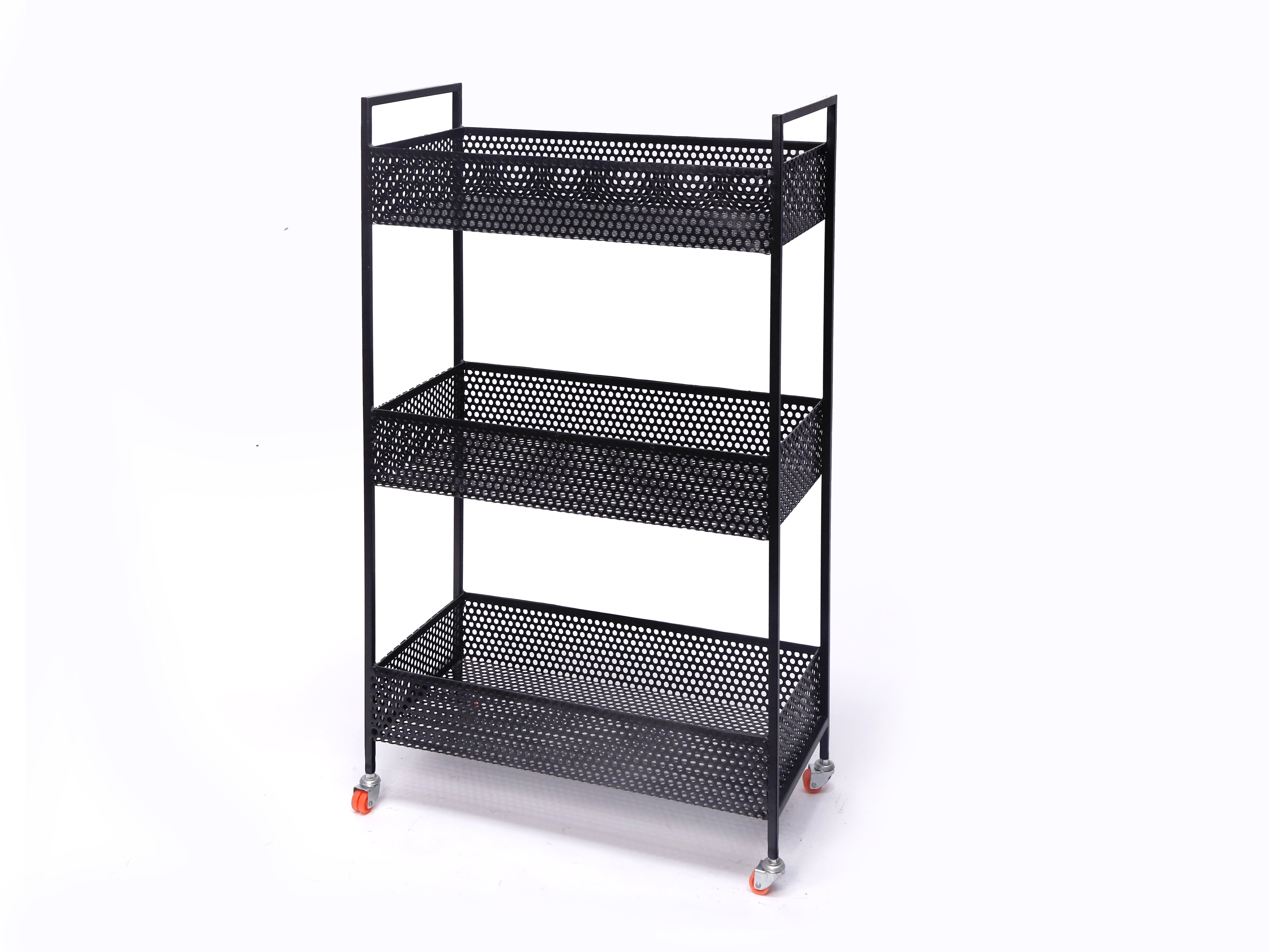 3-Tray Basket Fruit & Vegetable Trolley Fruit & Vegetable Cabinet