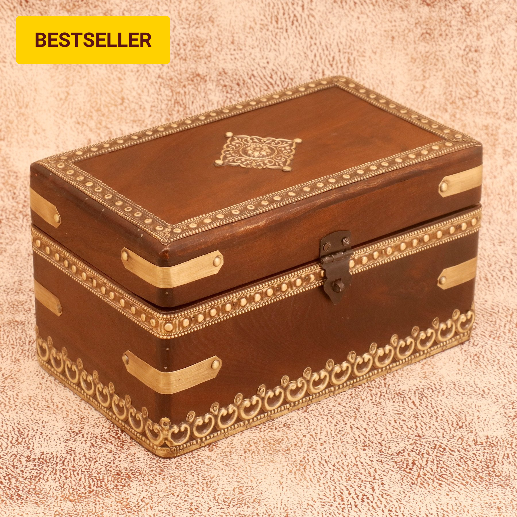 Wooden Lofty Boxes Medium (10 x 6 x 5 Inch) Wooden Box