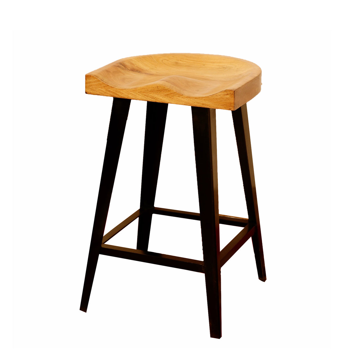 Asymmetrical Edge Bar Stool