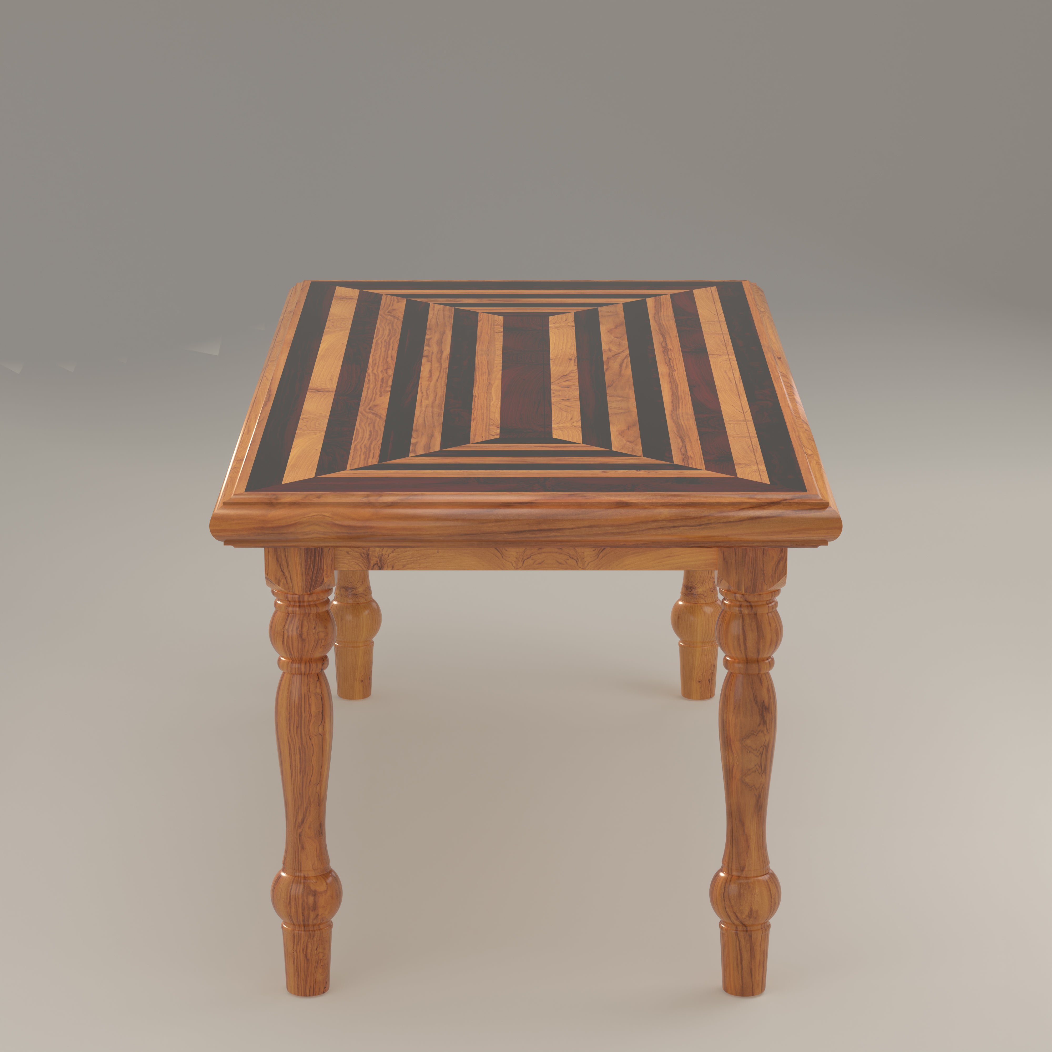 Unique Top Reverse Handmade Designed Antique Wooden Dining Table Dining Table