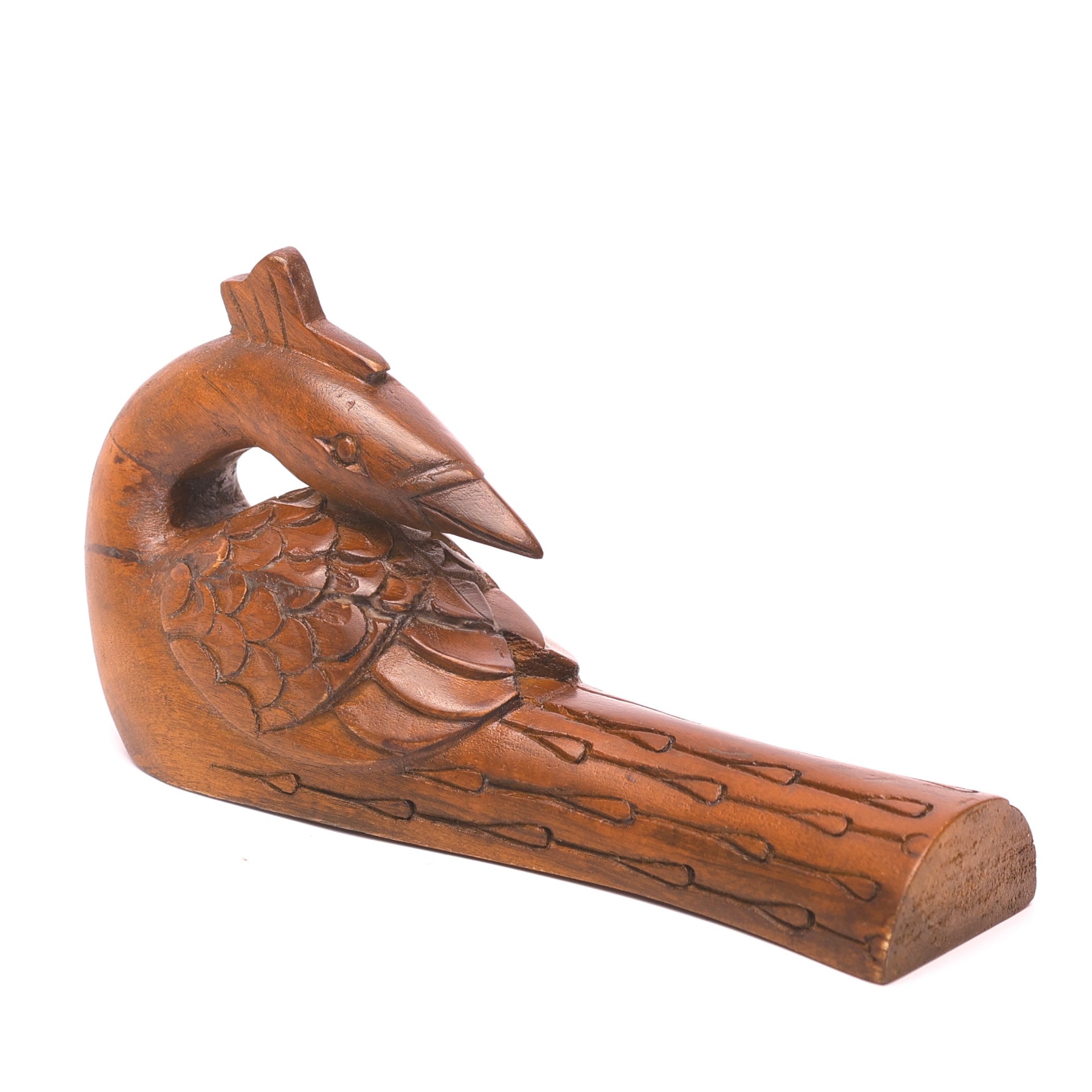 Versatile Heritage Style Wooden Sleeping Bird Figurine Animal Figurine