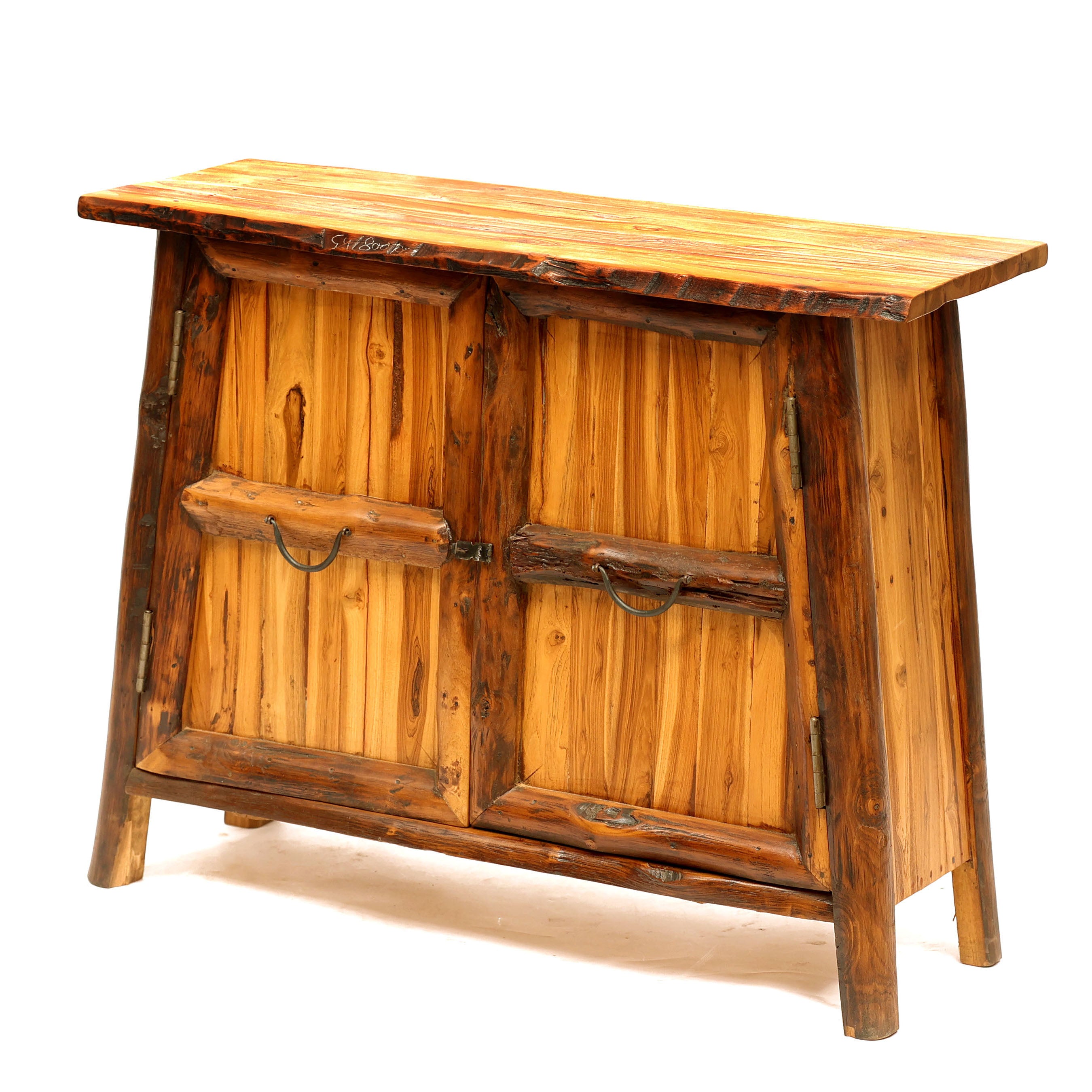Teak wood Heritage Finish Cupboard Showcase