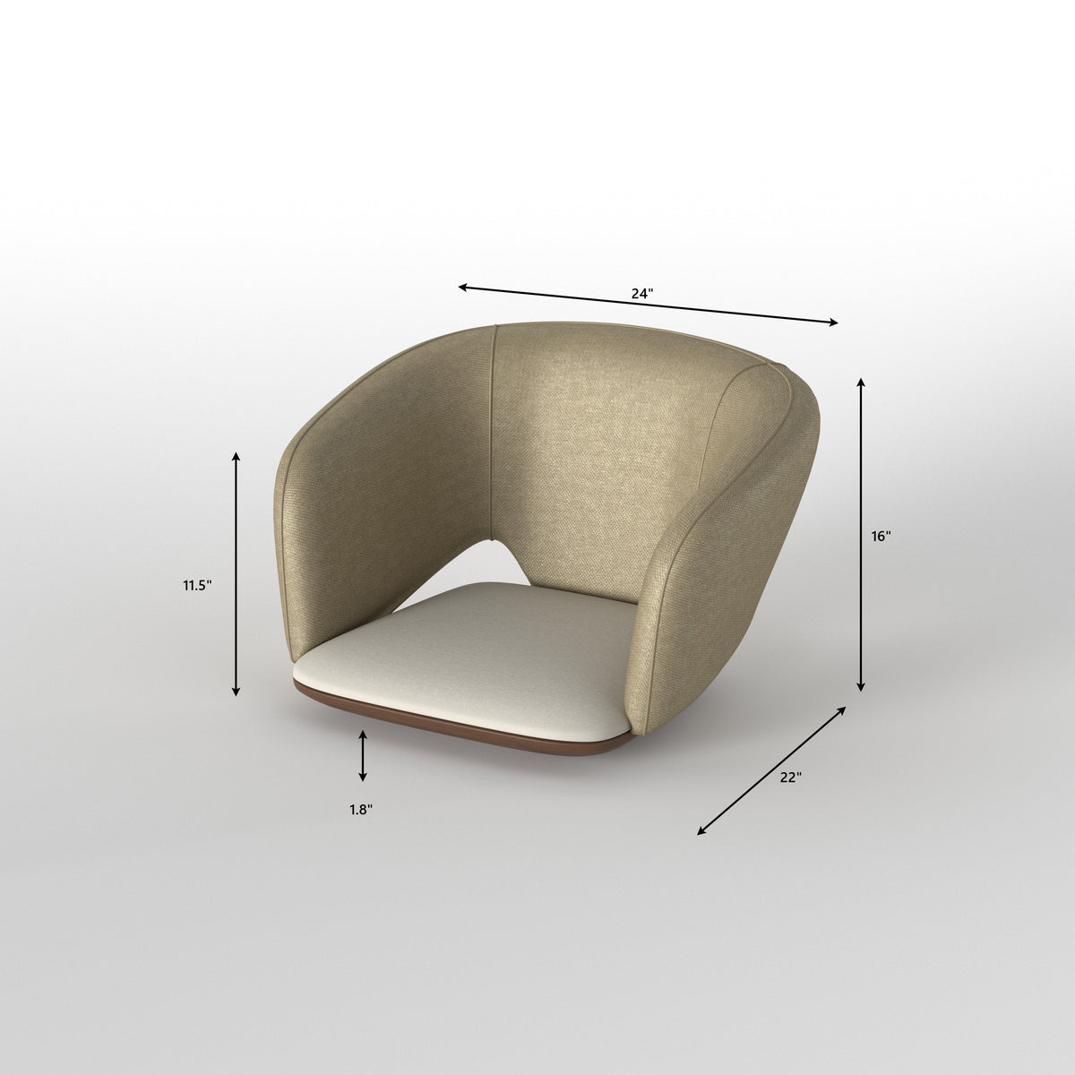 Capsule-Shaped Dining Table with Sculptural Pedestal Base