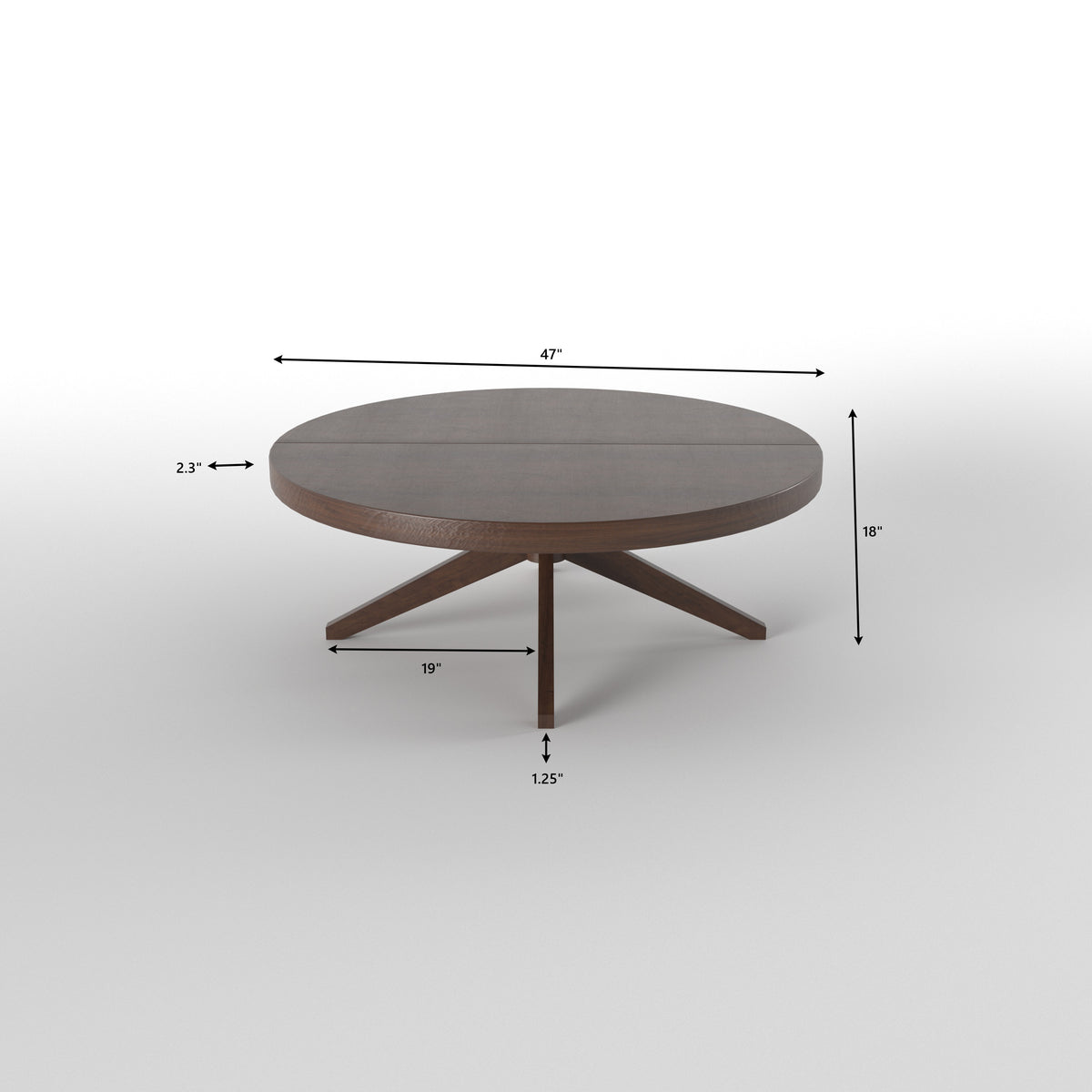 Round Pedestal Dining Table with Framed Armchairs Japanese Dining Set