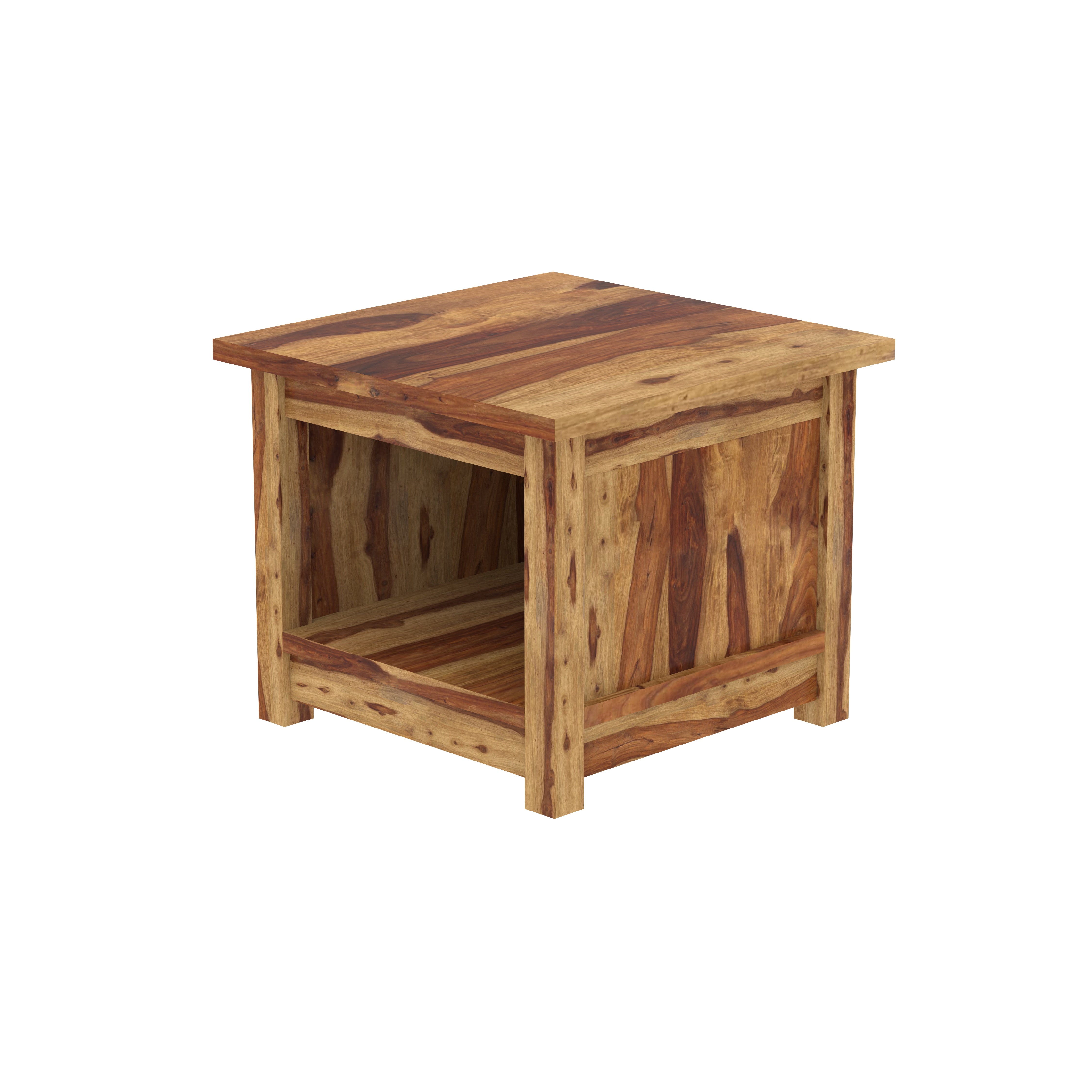 Altroz Vintage Multi-Storage Style Wooden Handmade Bedside Bedside