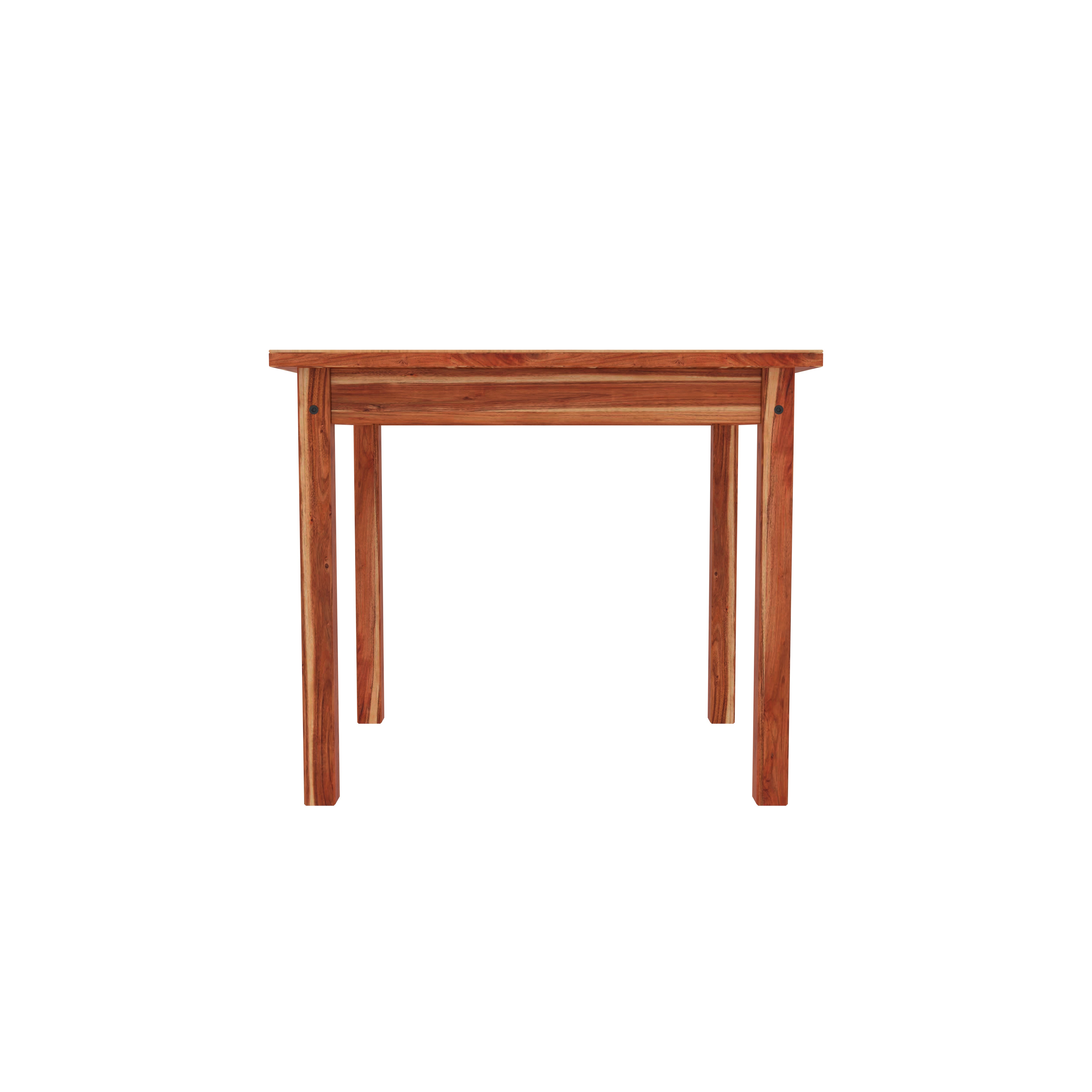 Solid Wood Dining Table Set for 4 – Rustic Minimalist Home Furniture Dining Set