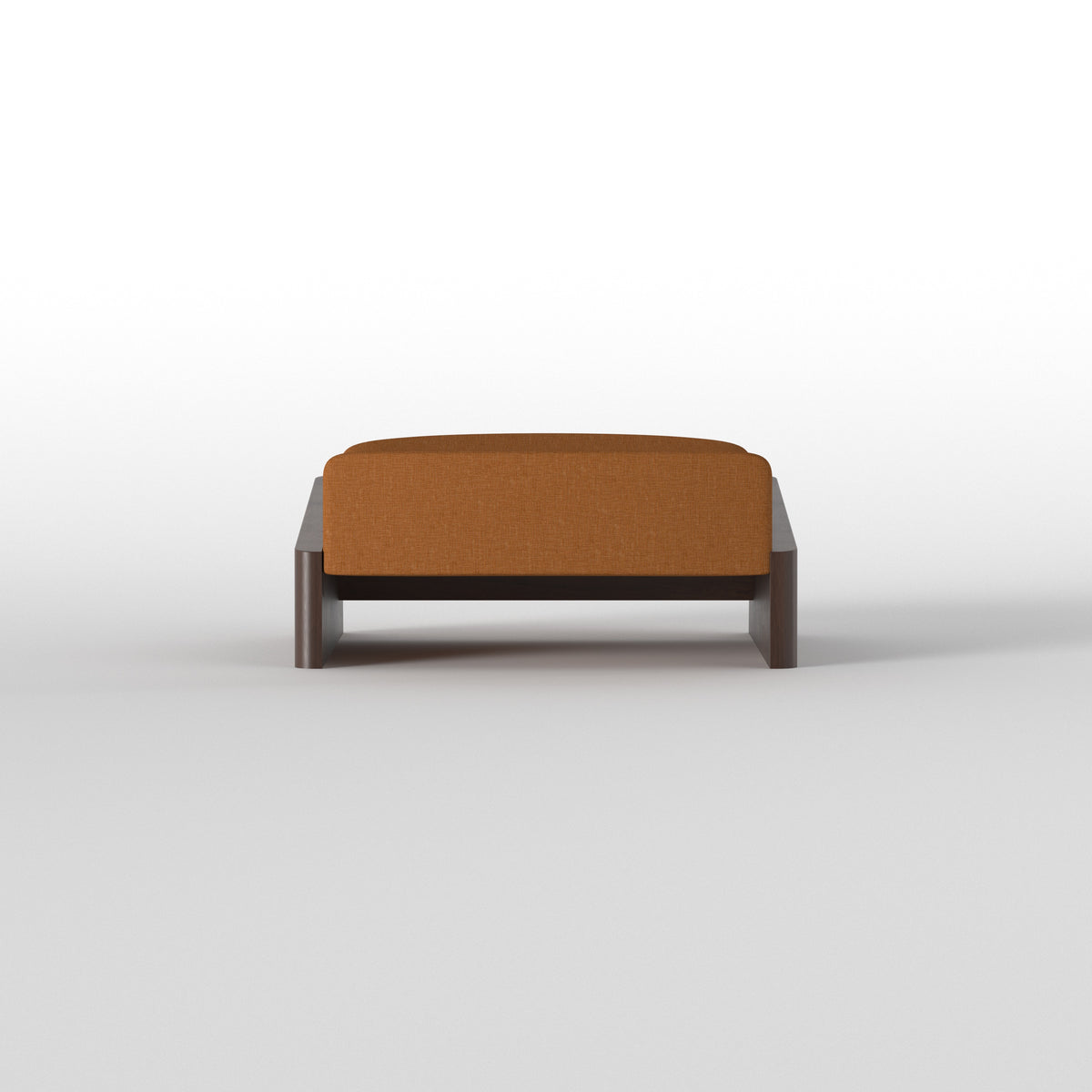 Low-Profile Circular Dining Table with Curved Panel Base Japanese Dining Set